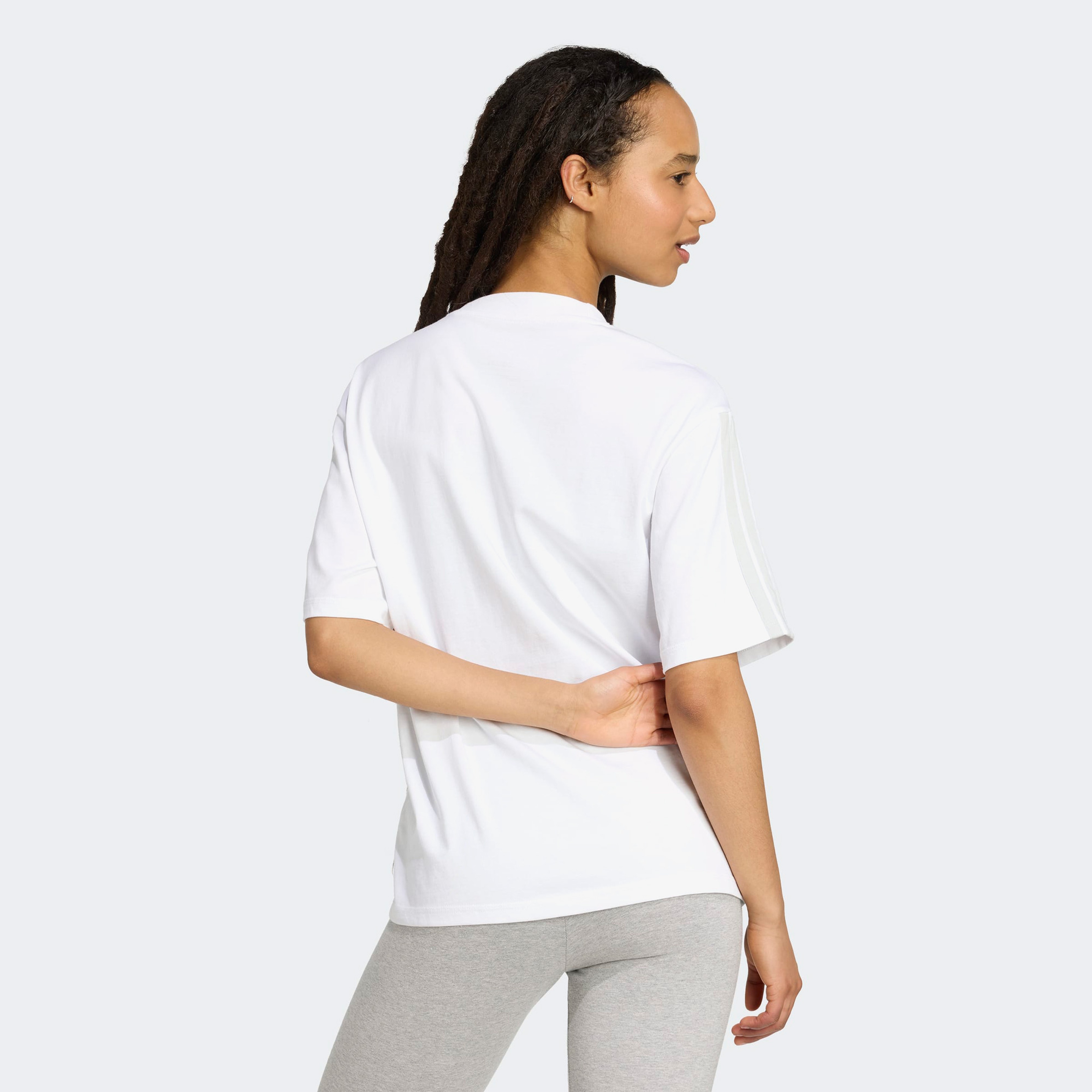 adidas Camo Kadın Beyaz T-Shirt