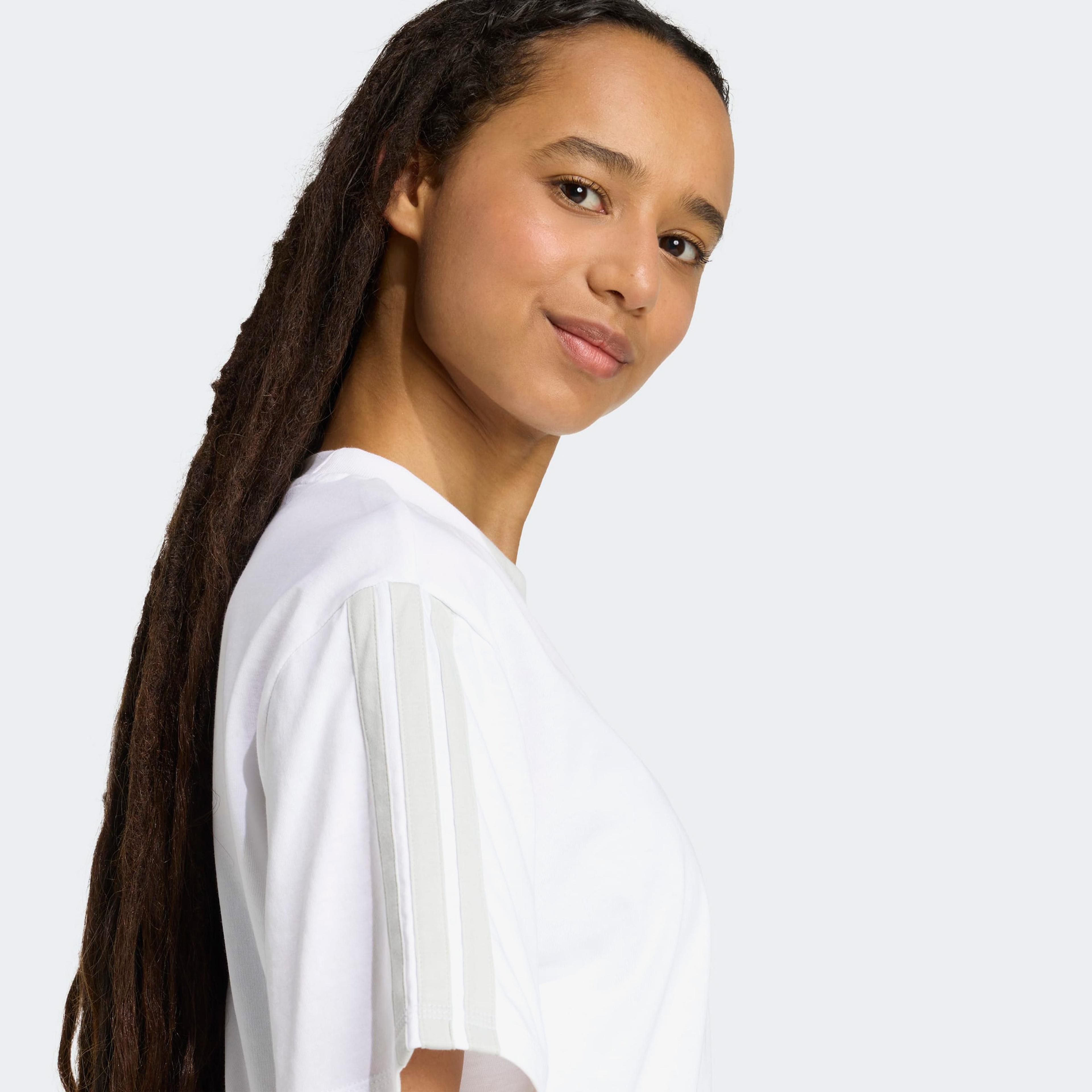 adidas Camo Kadın Beyaz T-Shirt