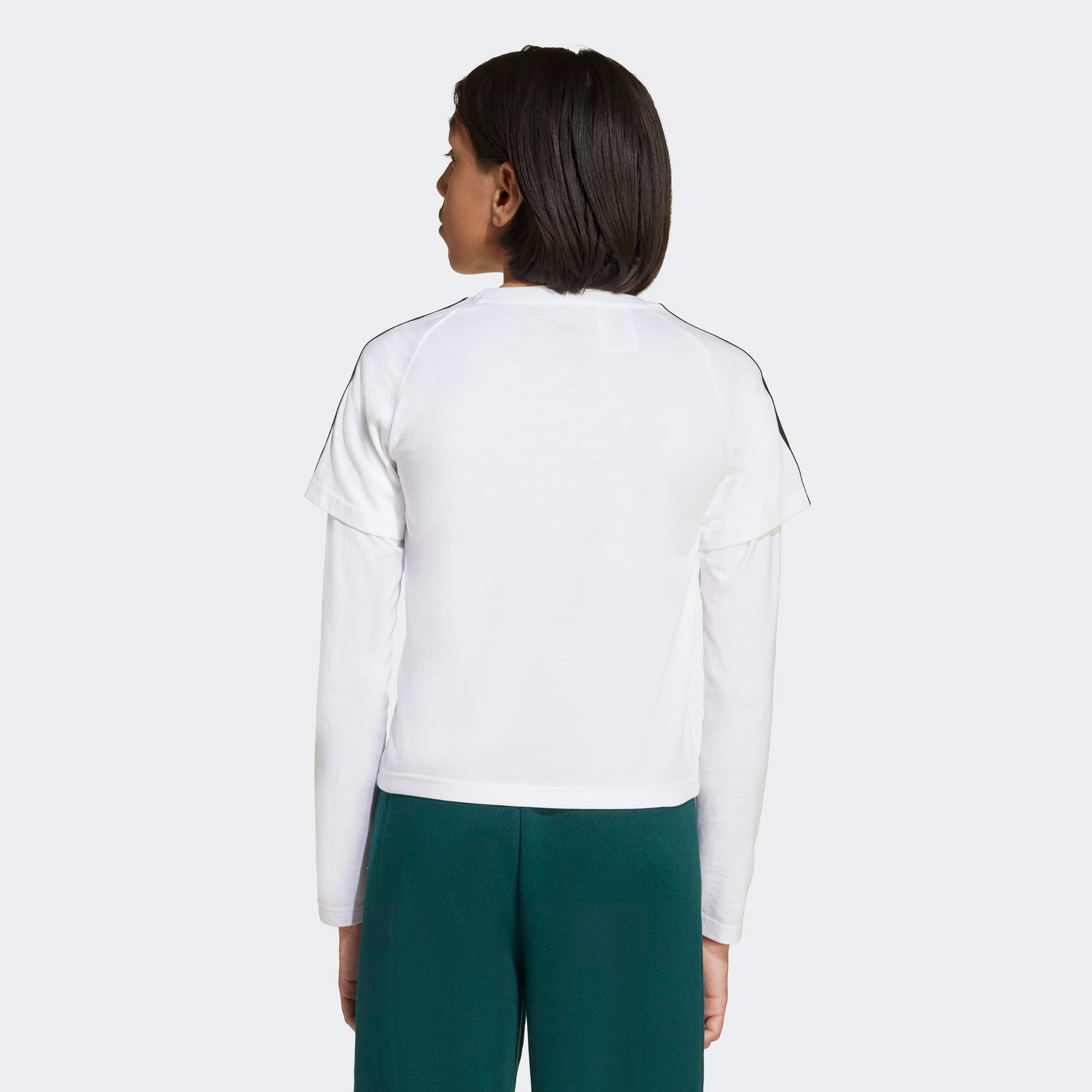 adidas Long Sleeve Çocuk Beyaz T-Shirt