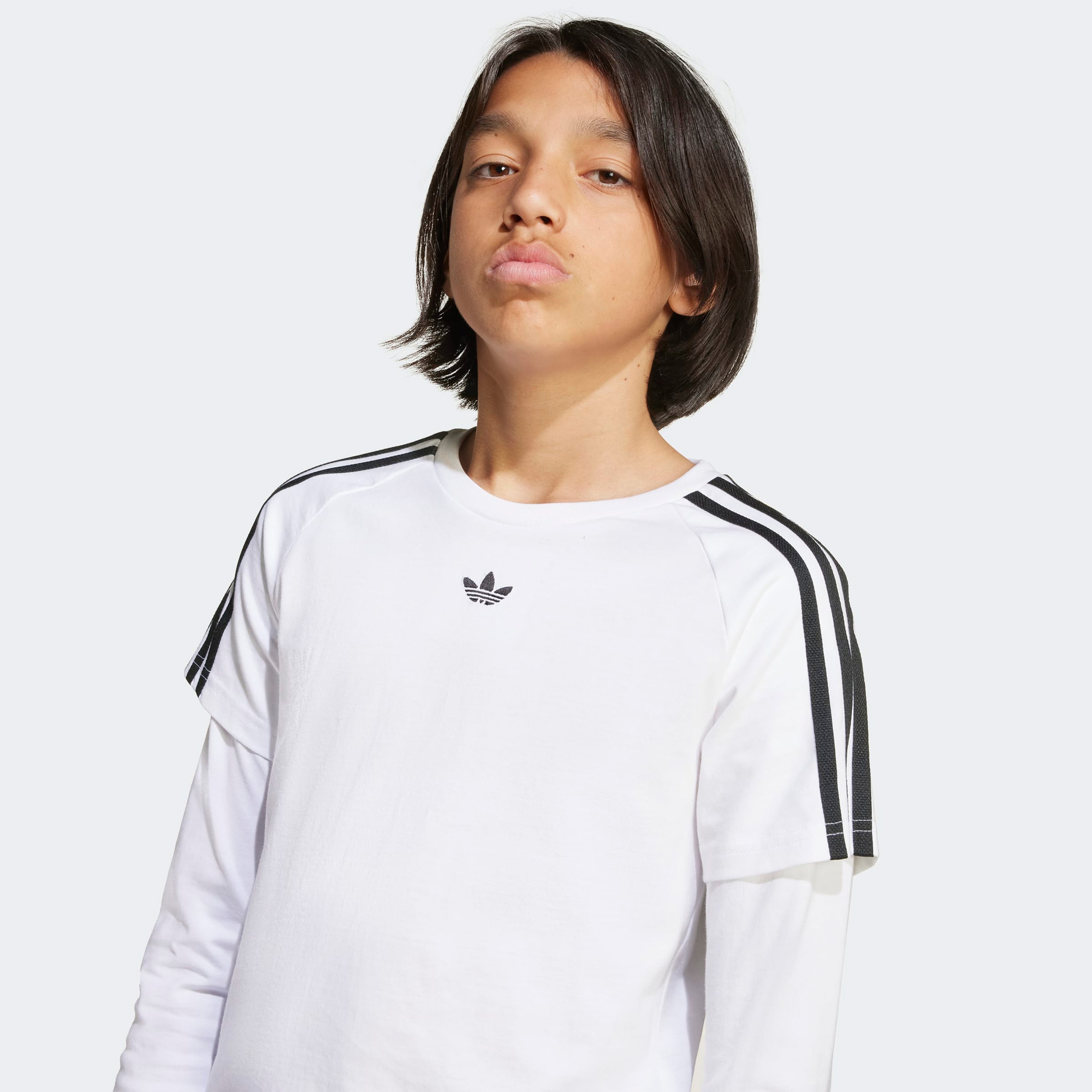 adidas Long Sleeve Çocuk Beyaz T-Shirt