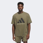 adidas Basketball Unisex Yeşil T-Shirt