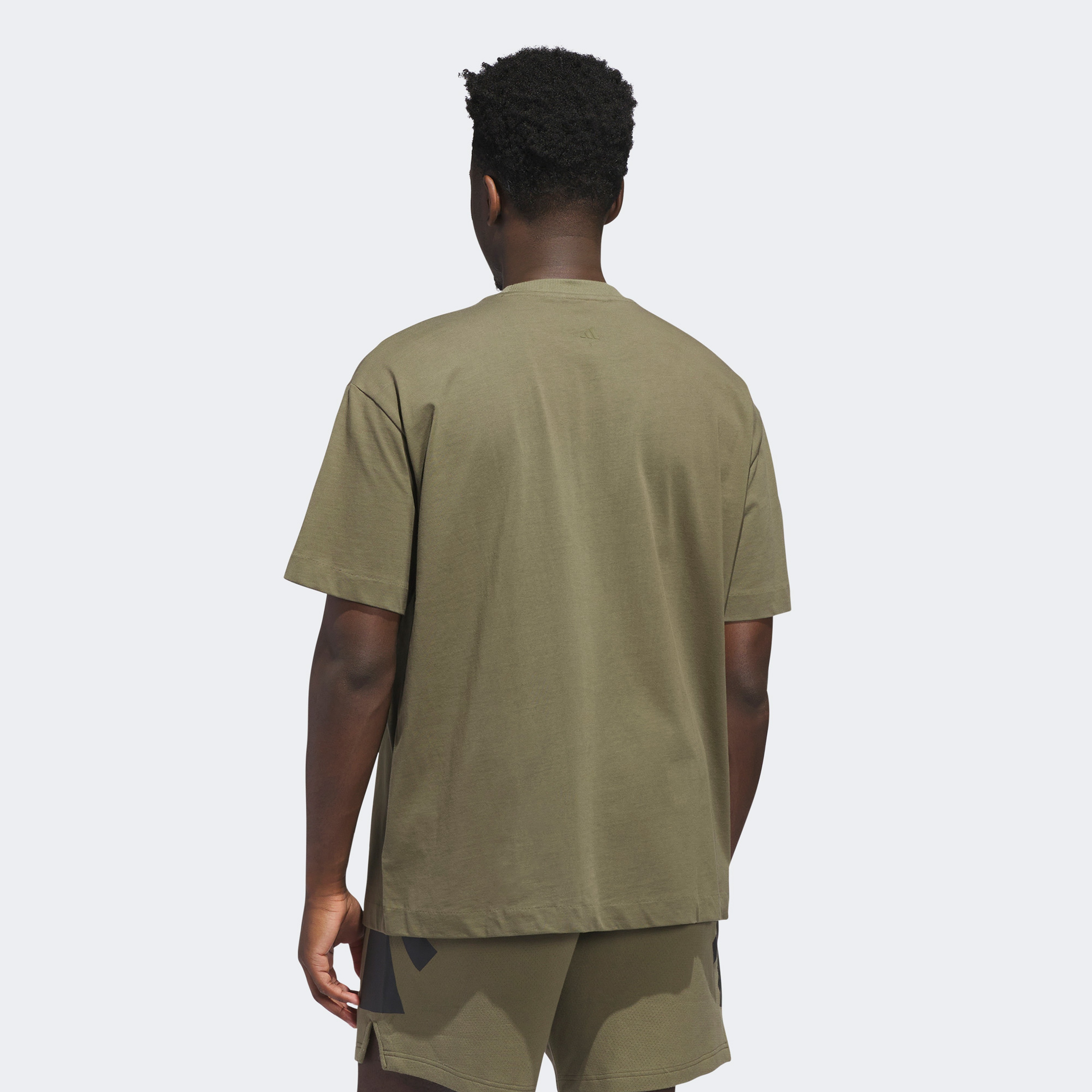 adidas Basketball Unisex Yeşil T-Shirt