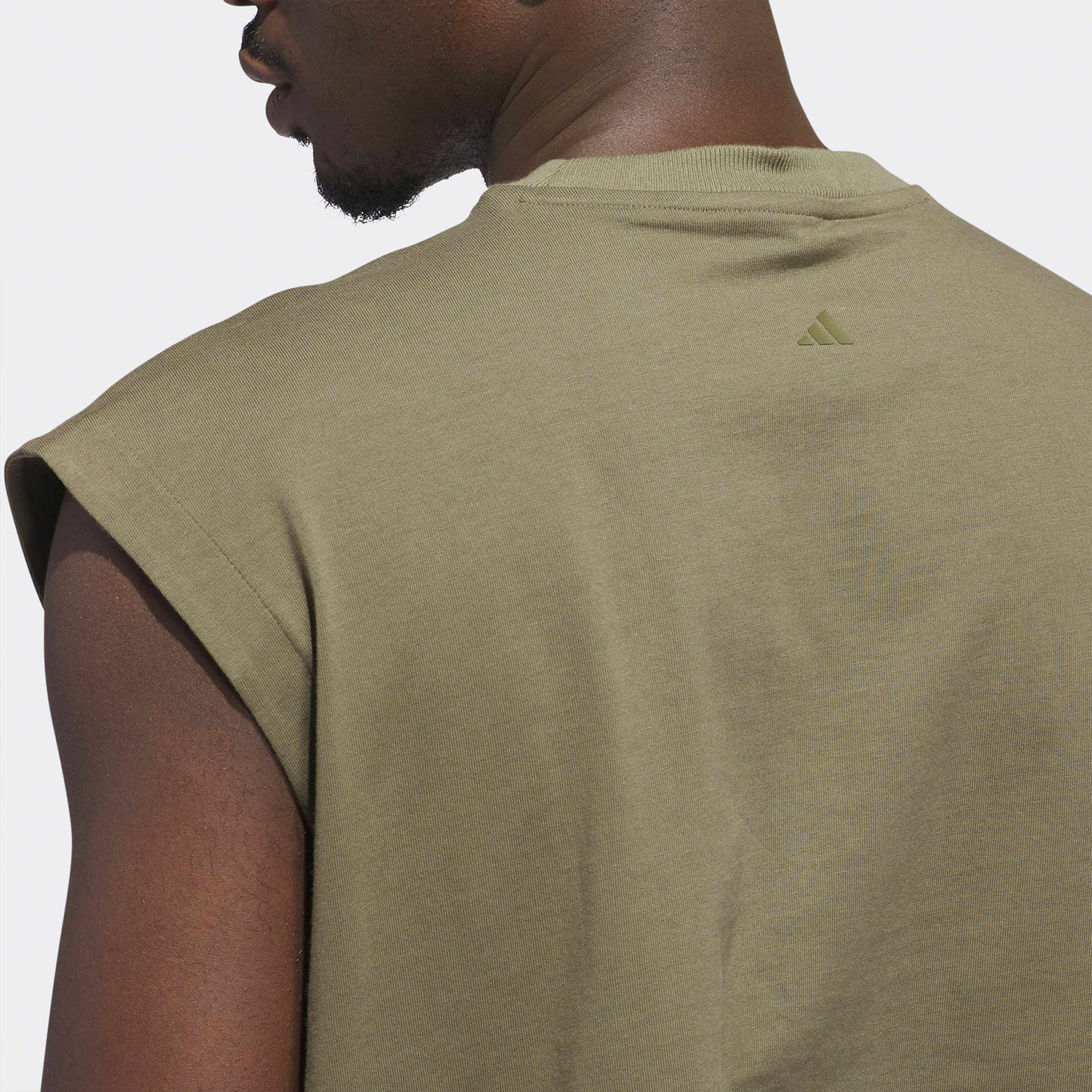 adidas Basketball Unisex Yeşil Kolsuz T-Shirt