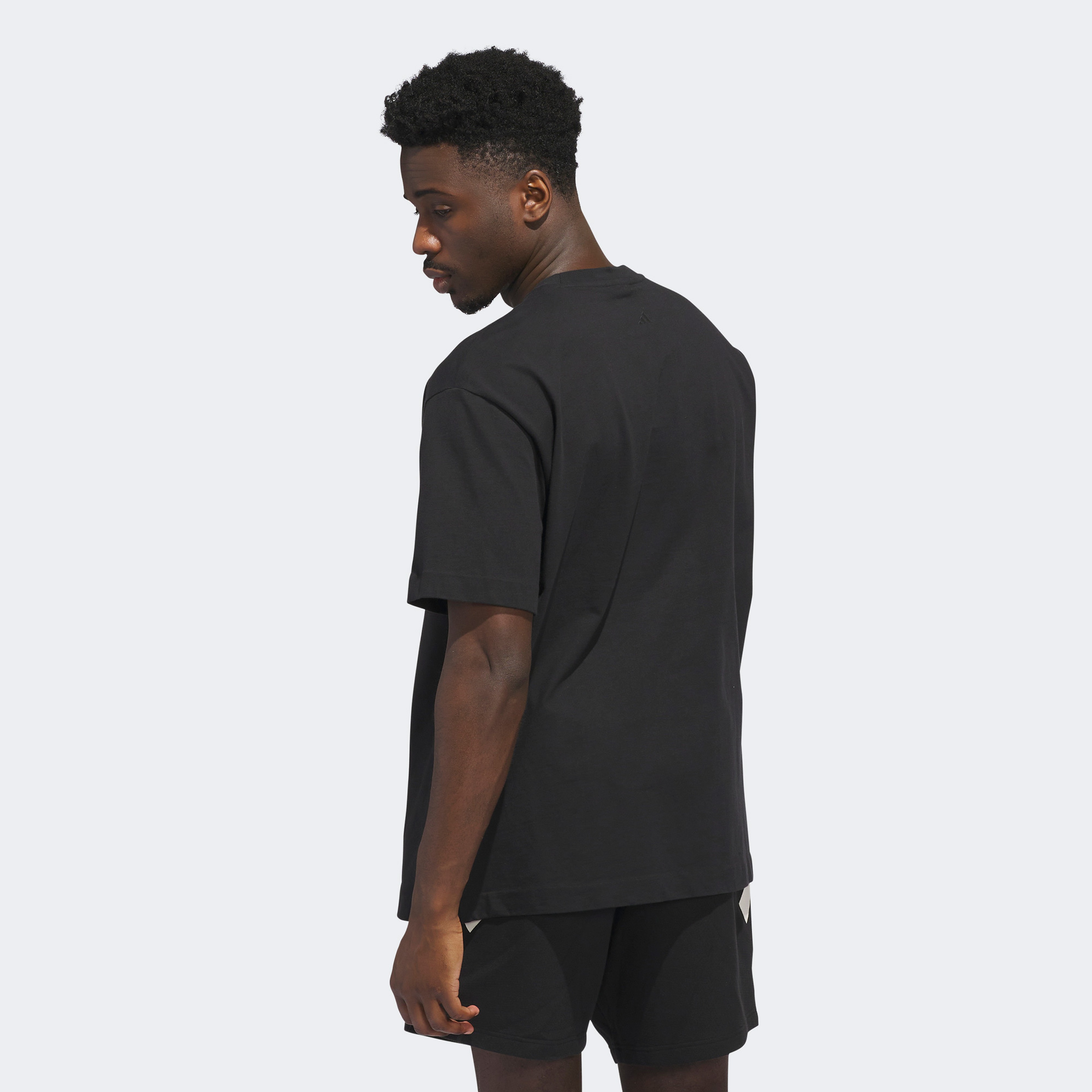 adidas Basketball Unisex Siyah T-Shirt