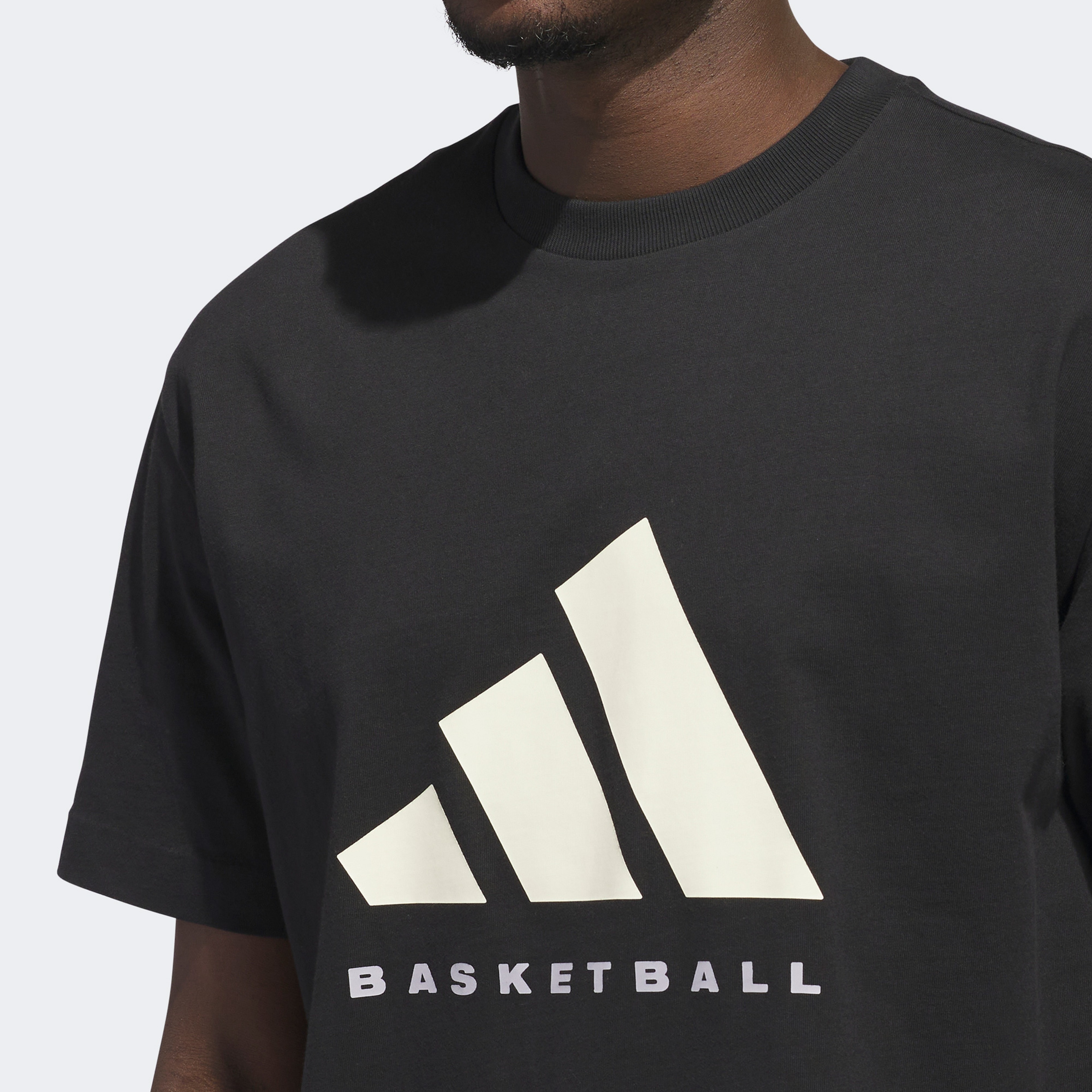 adidas Basketball Unisex Siyah T-Shirt