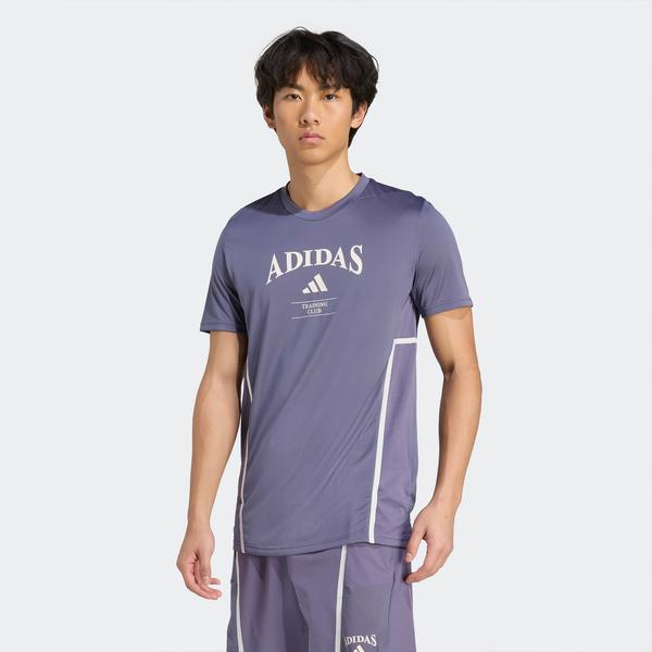 adidas D4T Heritage Erkek Mor T-Shirt