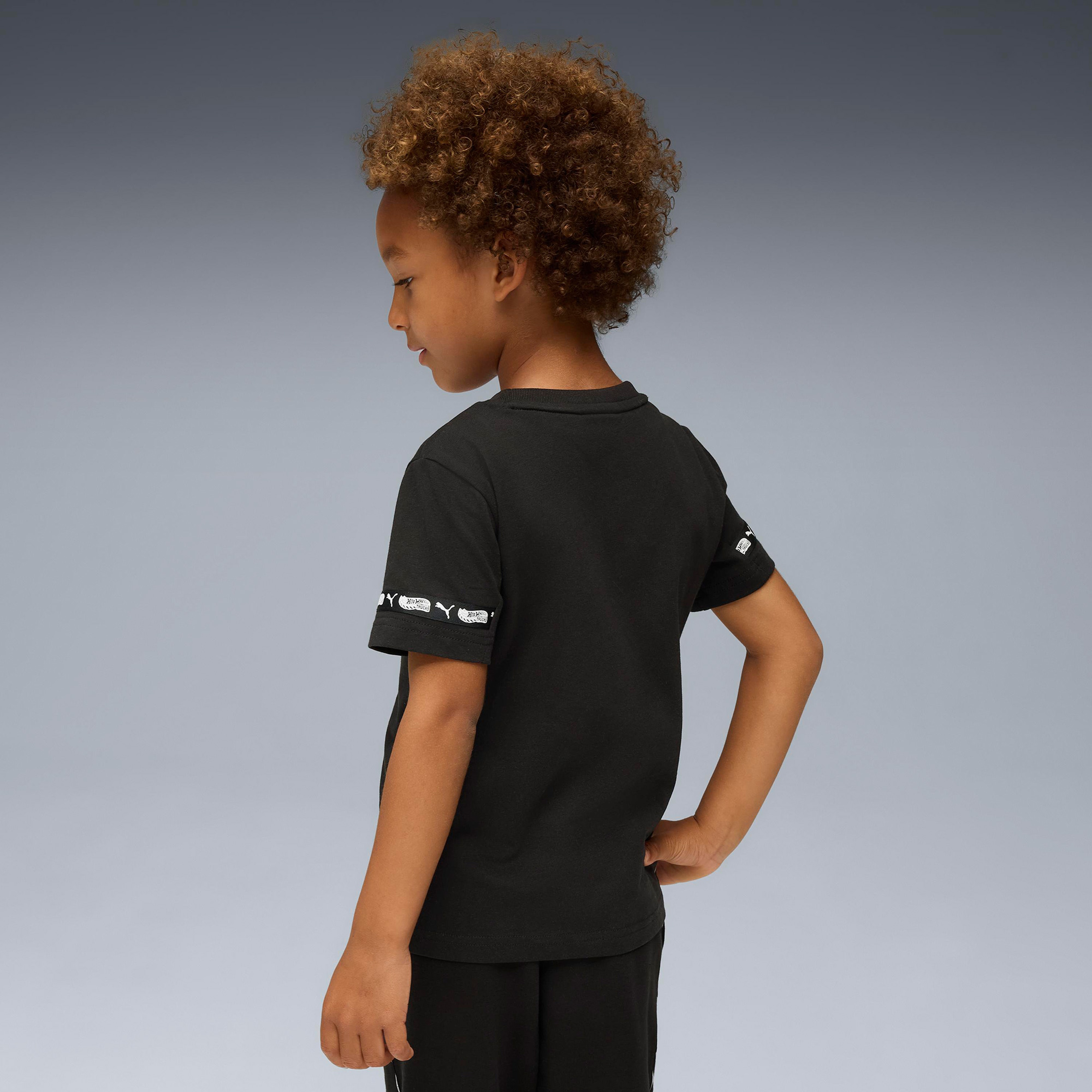 Puma  X Hot Wheels  Çocuk Siyah T-Shirt
