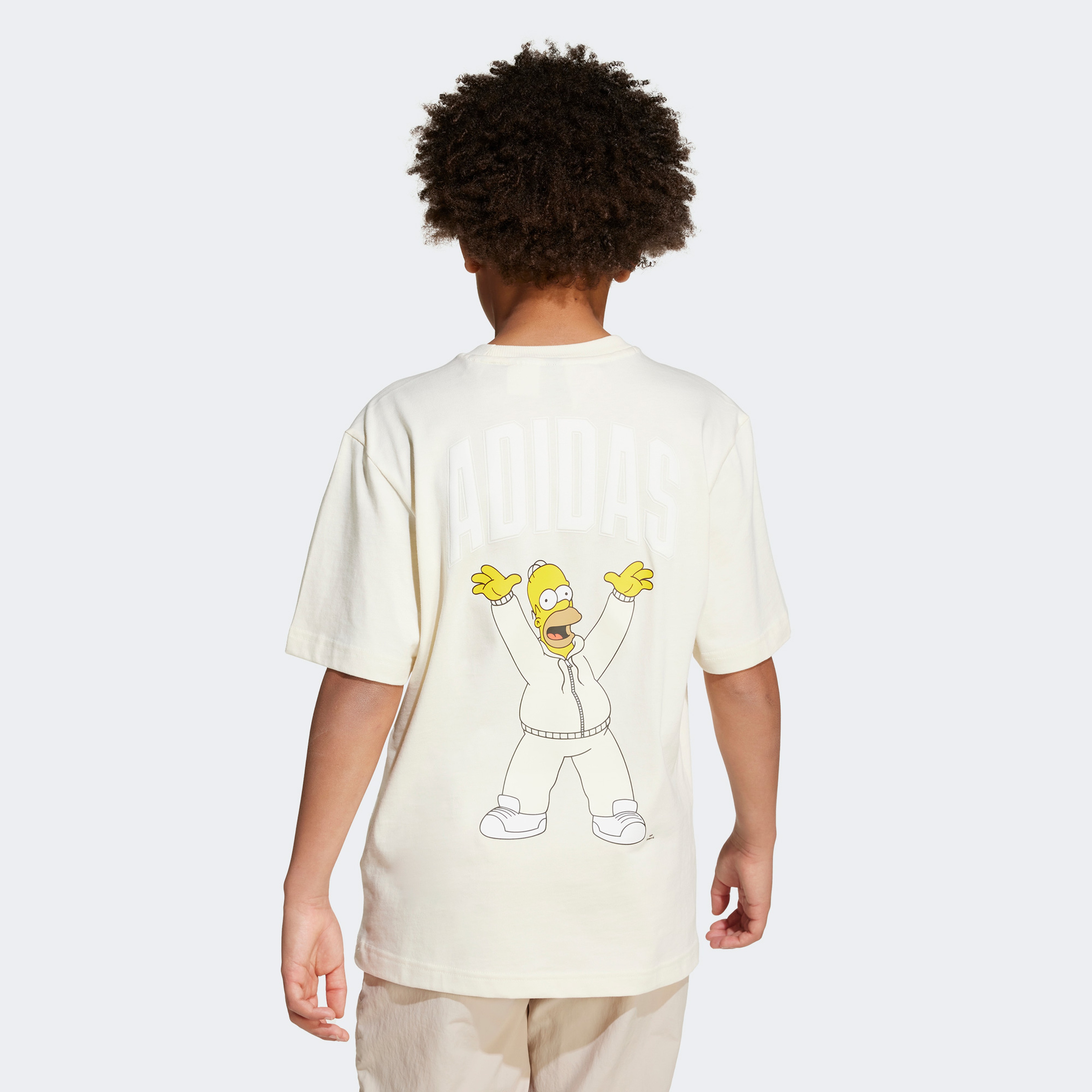 adidas Junior The Simpsons Graphic Çocuk Krem T-Shirt