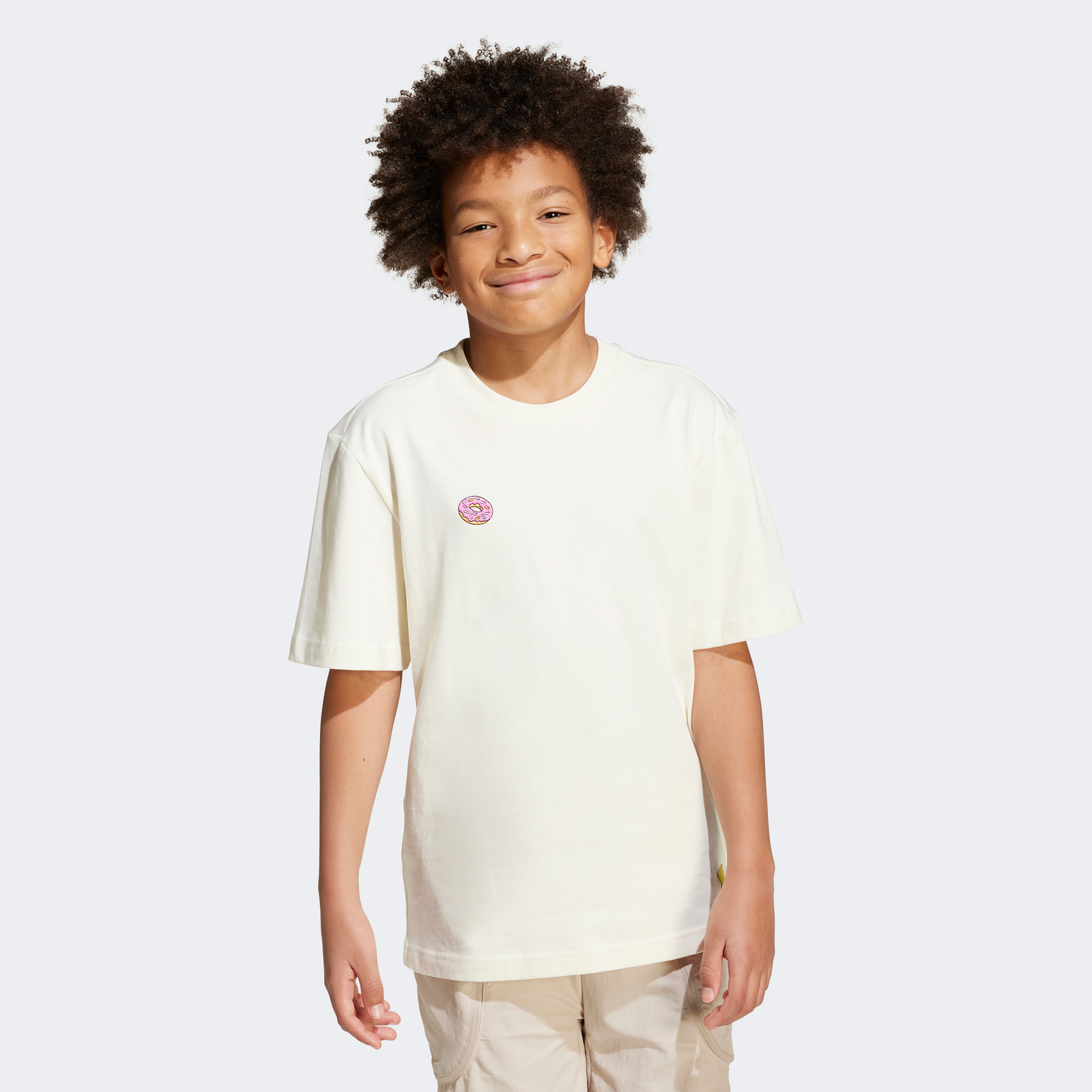 adidas Junior The Simpsons Graphic Çocuk Krem T-Shirt