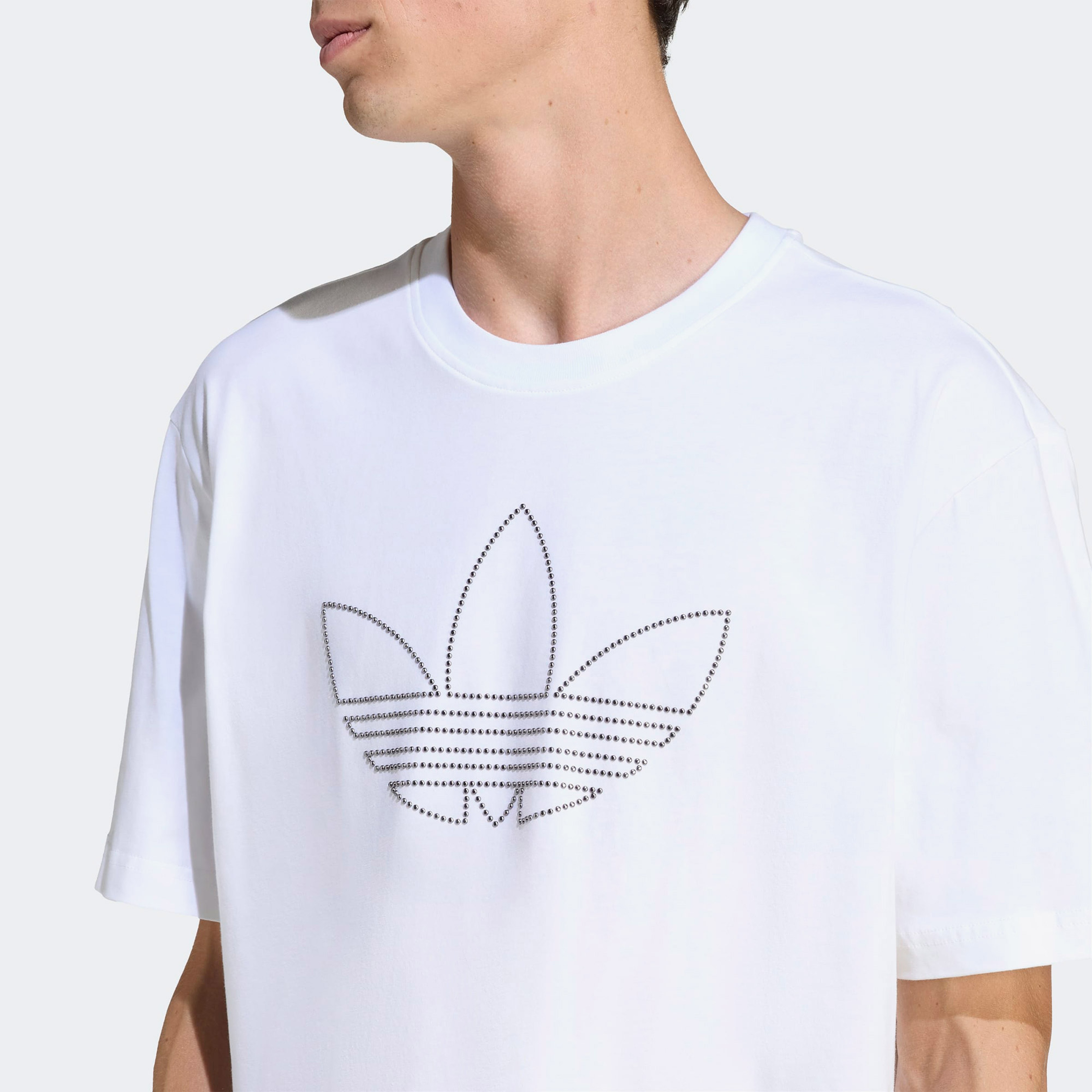 adidas Studded Erkek Beyaz T-Shirt