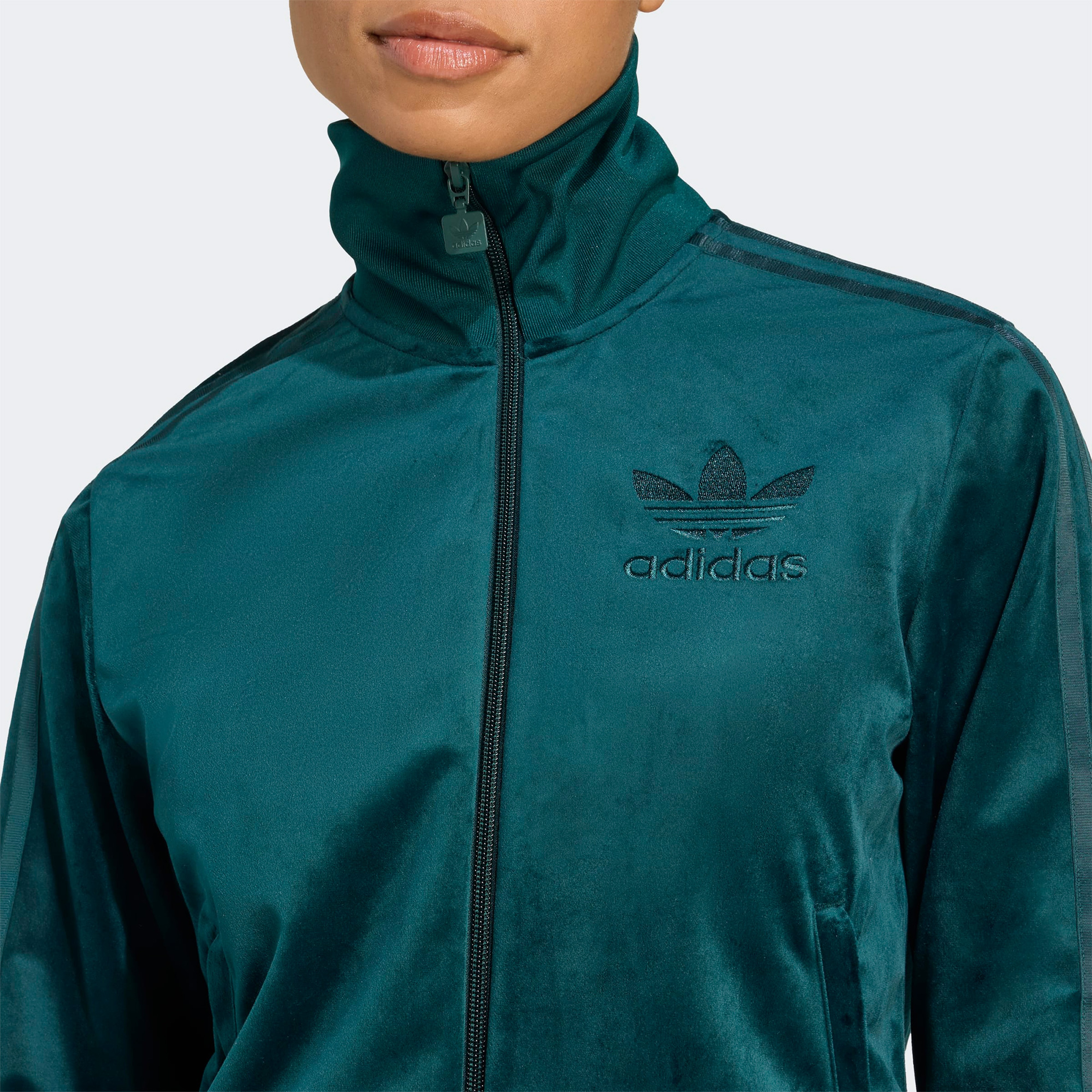 adidas Velvet Tt Kadın Yeşil Ceket