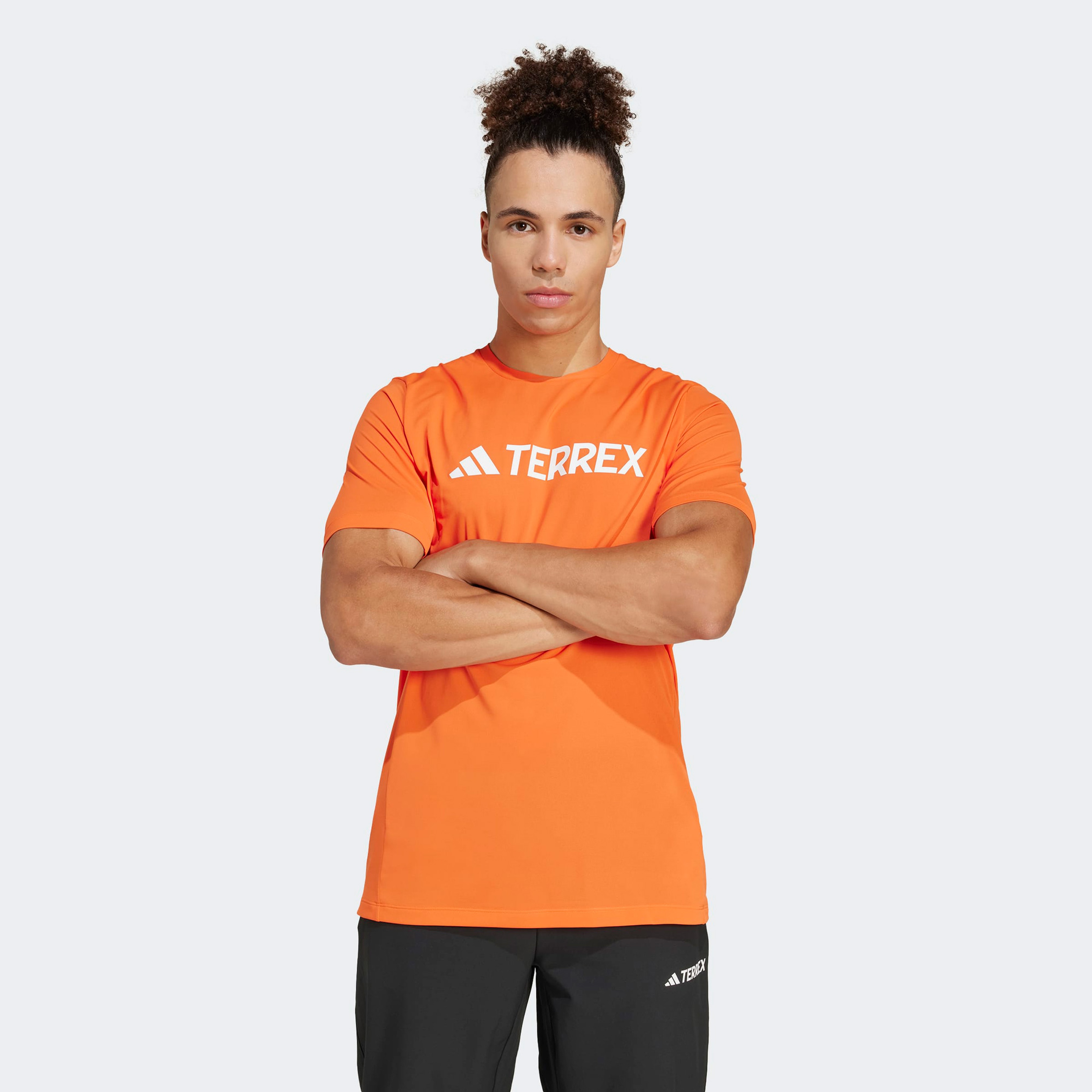 adidas Terrex Multi Climacool Logo Tech Erkek Turuncu T-Shirt
