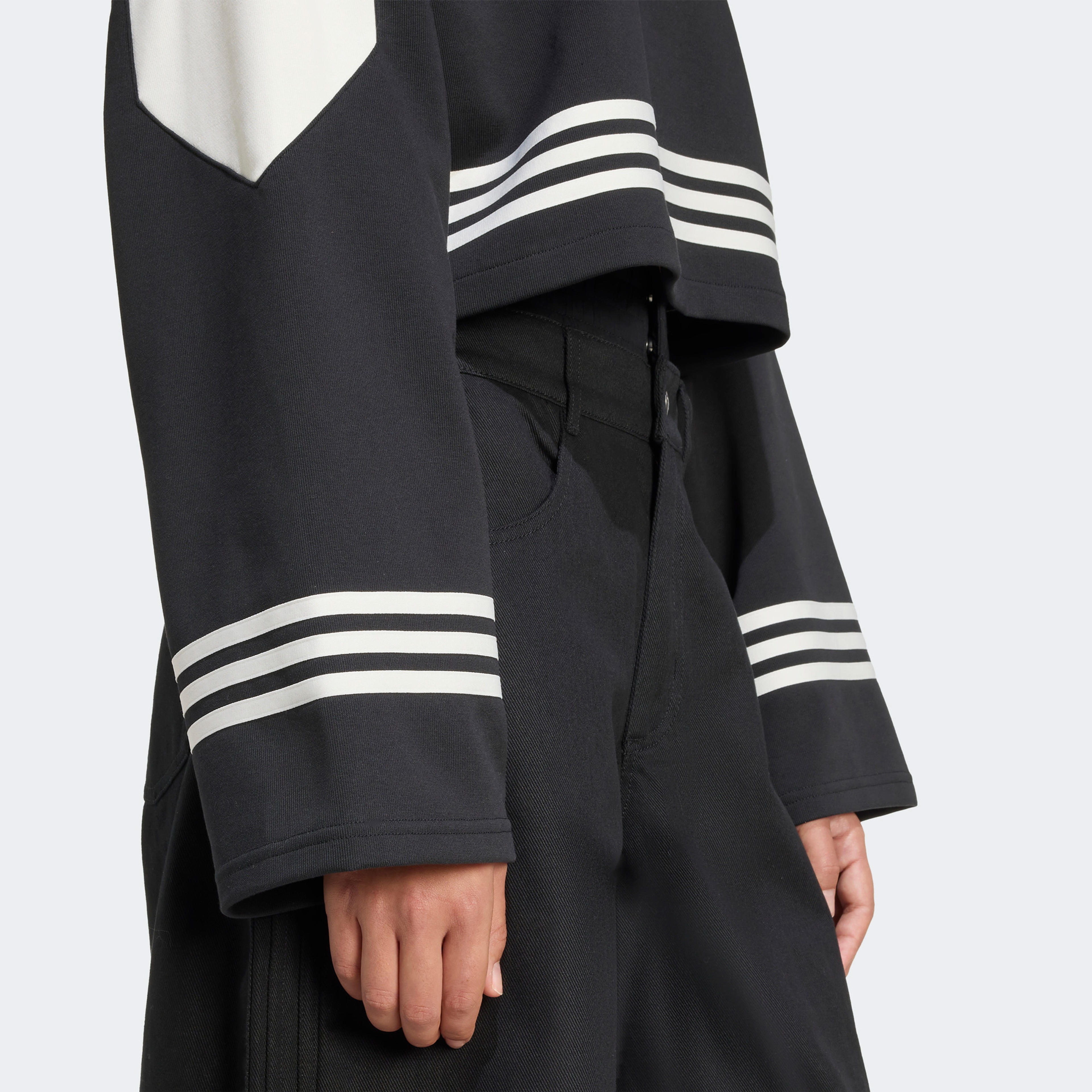 adidas Crew Kadın Siyah Sweatshirt