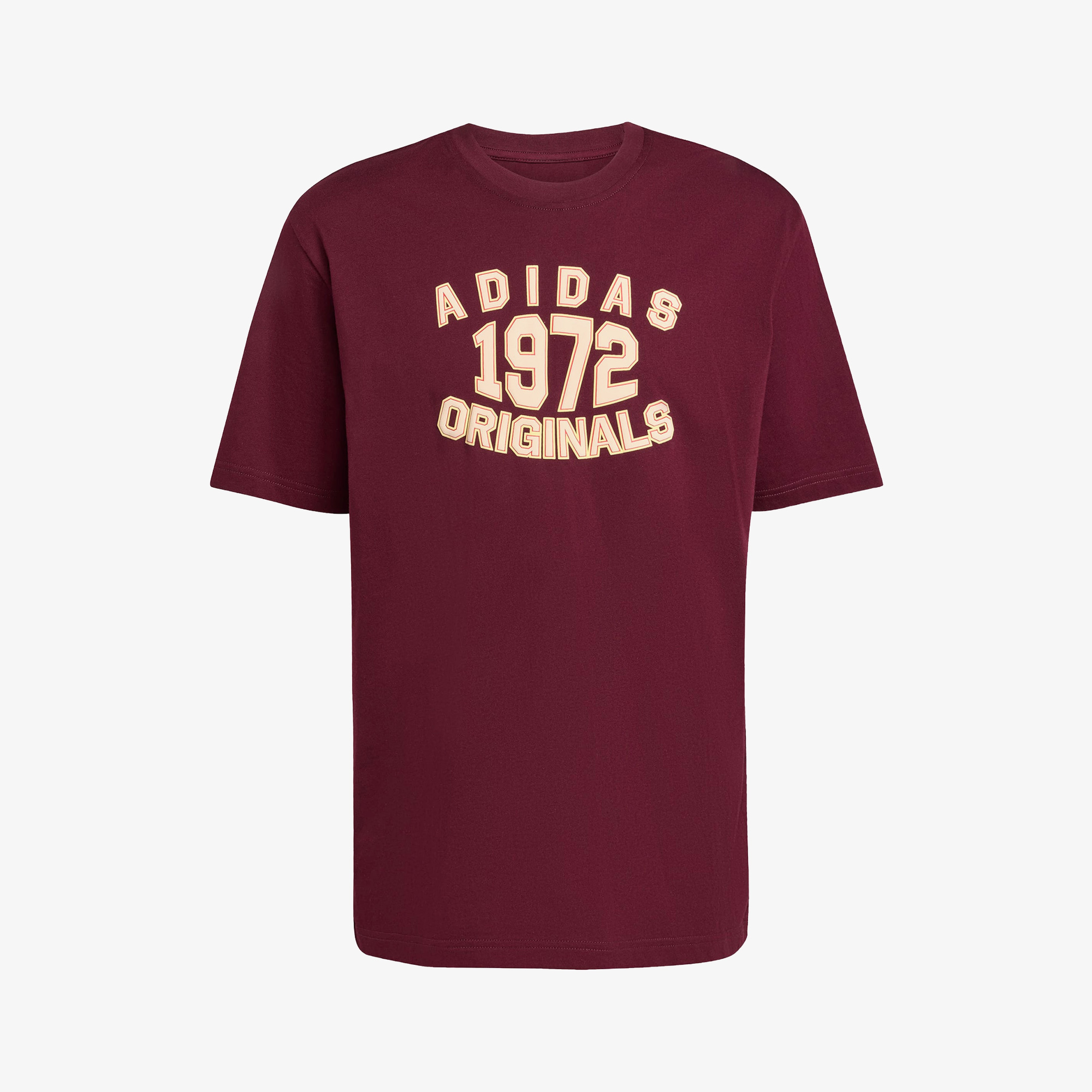 adidas Graphic Loose Fit Erkek Bordo T-Shirt