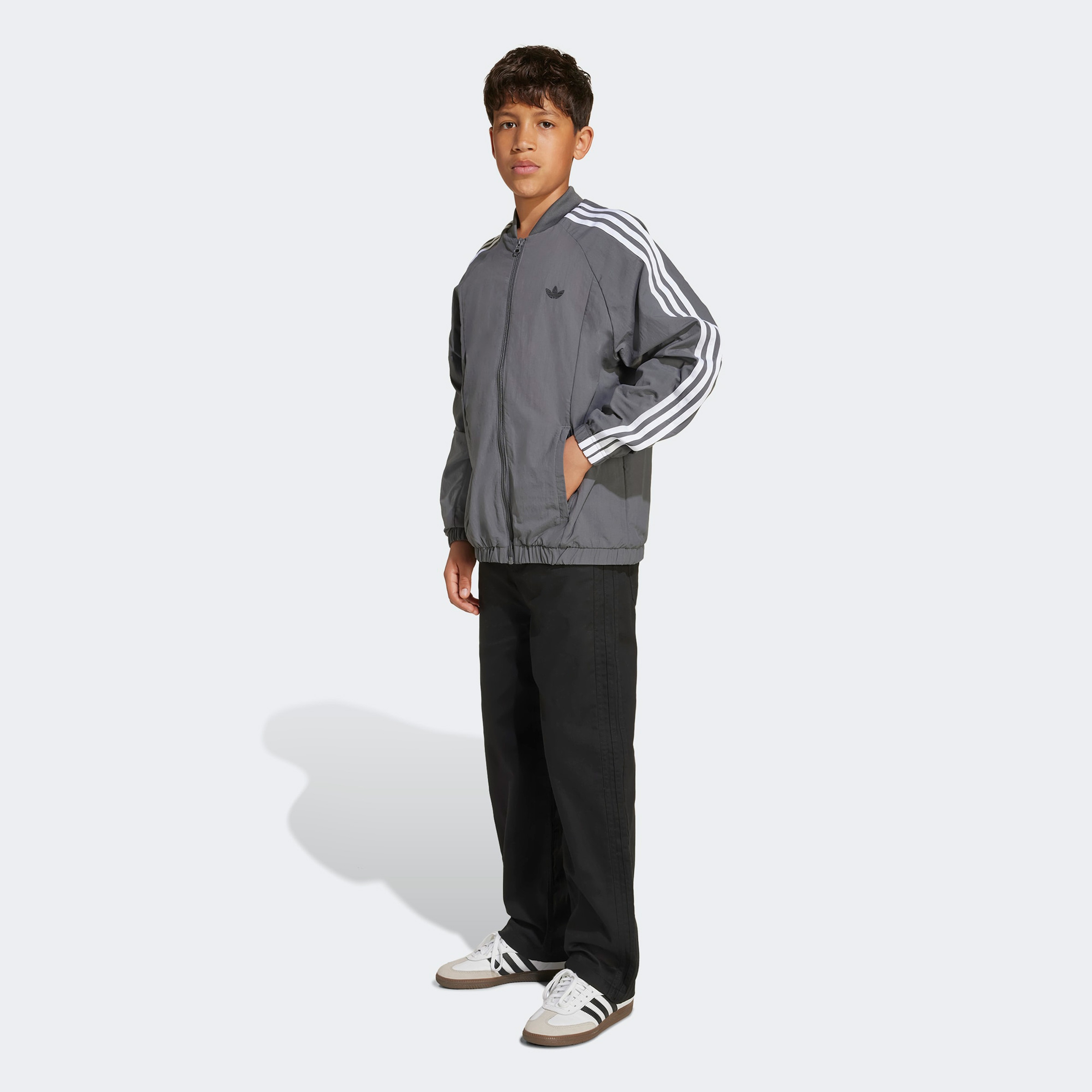 adidas Sst Woven Tt Çocuk Gri Ceket