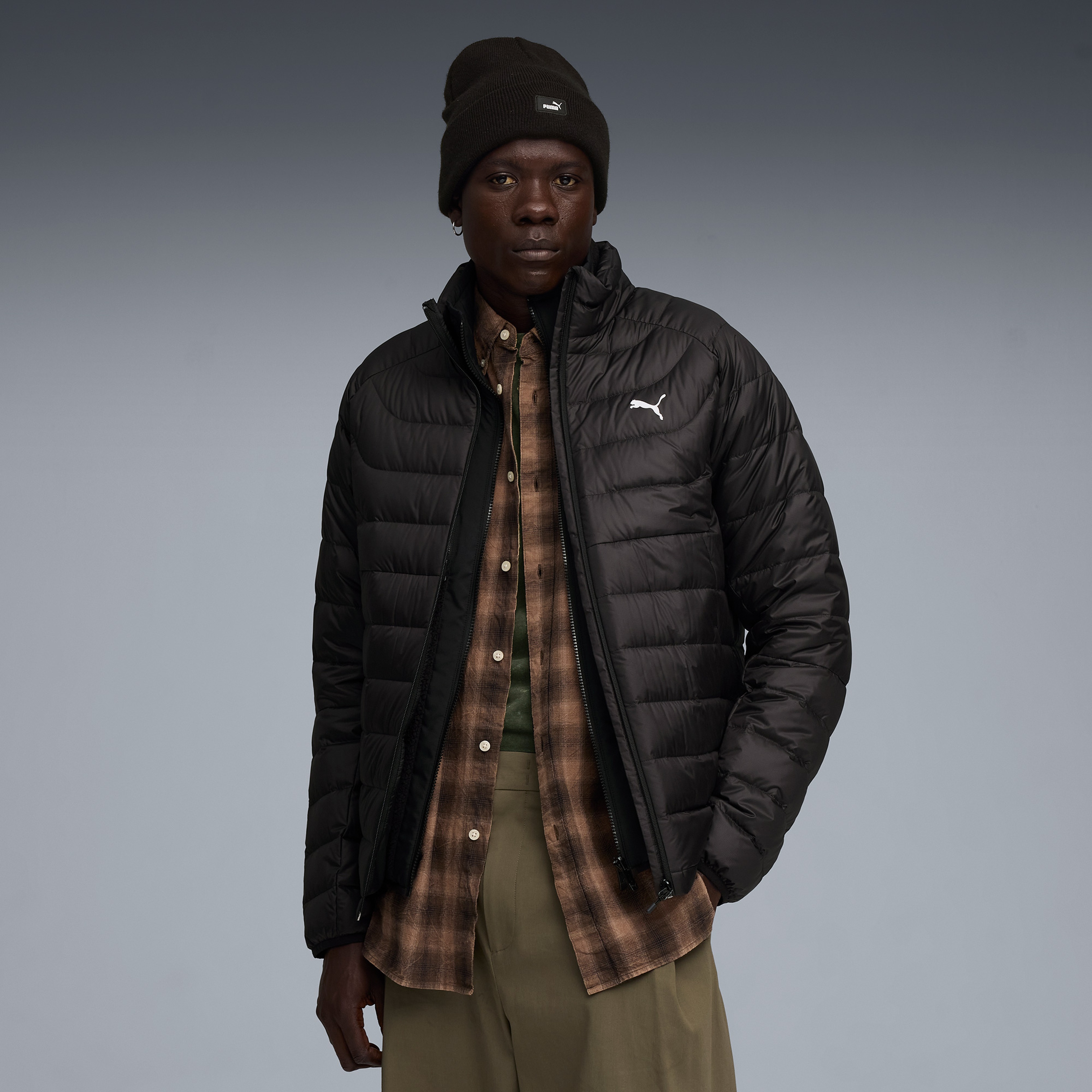 Puma Packlıte Down Erkek Siyah Mont