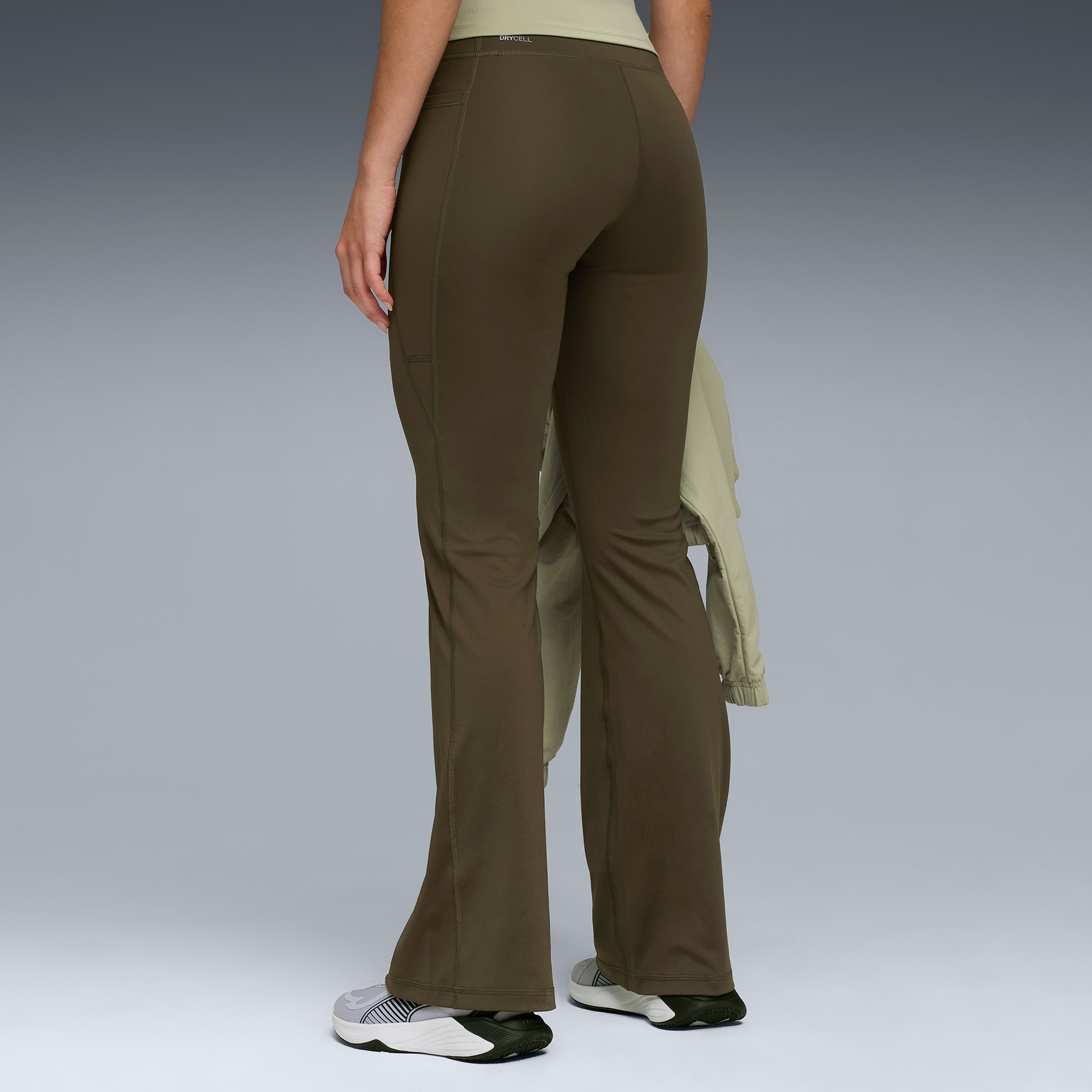 Puma W Tad Essntl Hw Bootcut Pant Kadın Yeşil Eşofman Altı