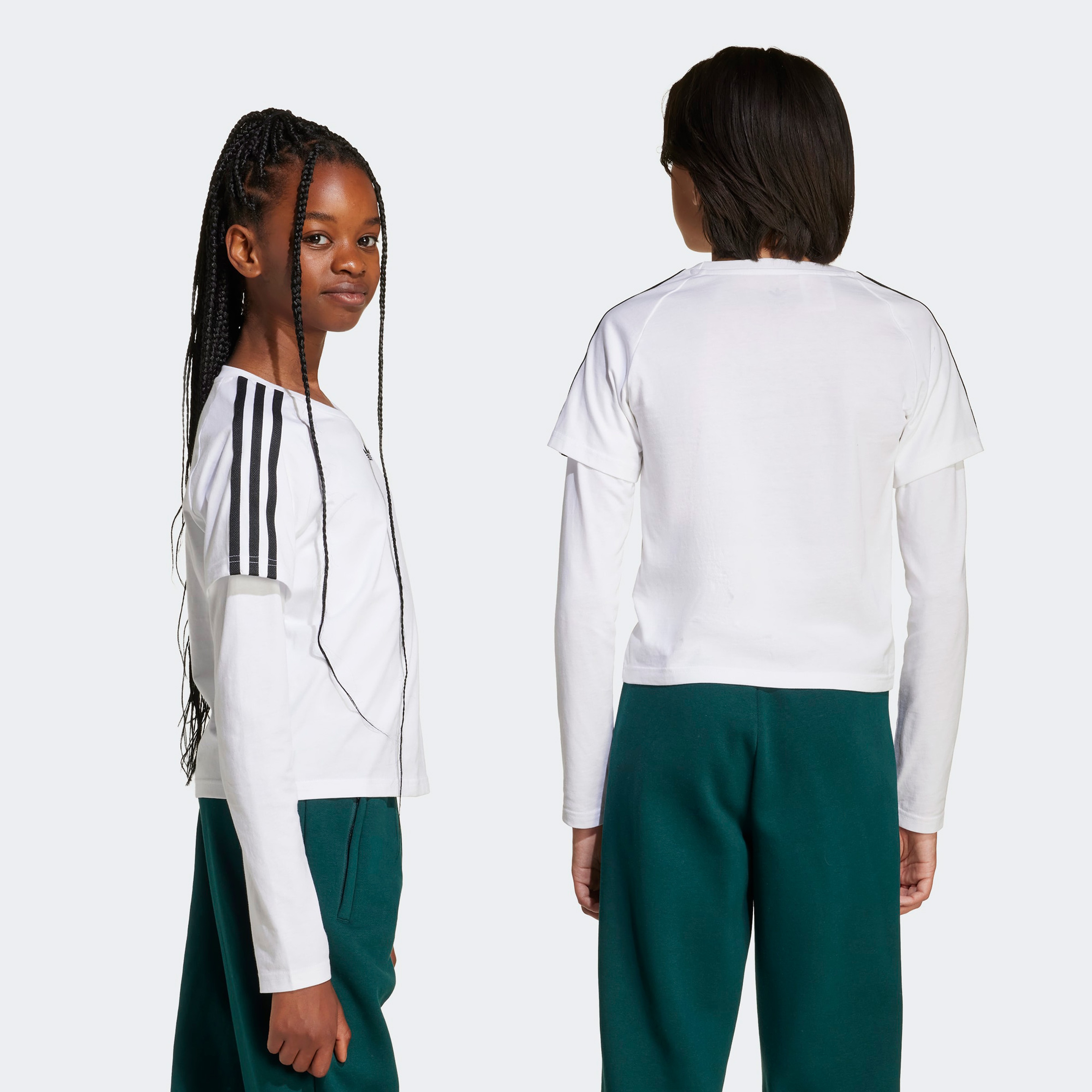 adidas Long Sleeve Çocuk Beyaz T-Shirt