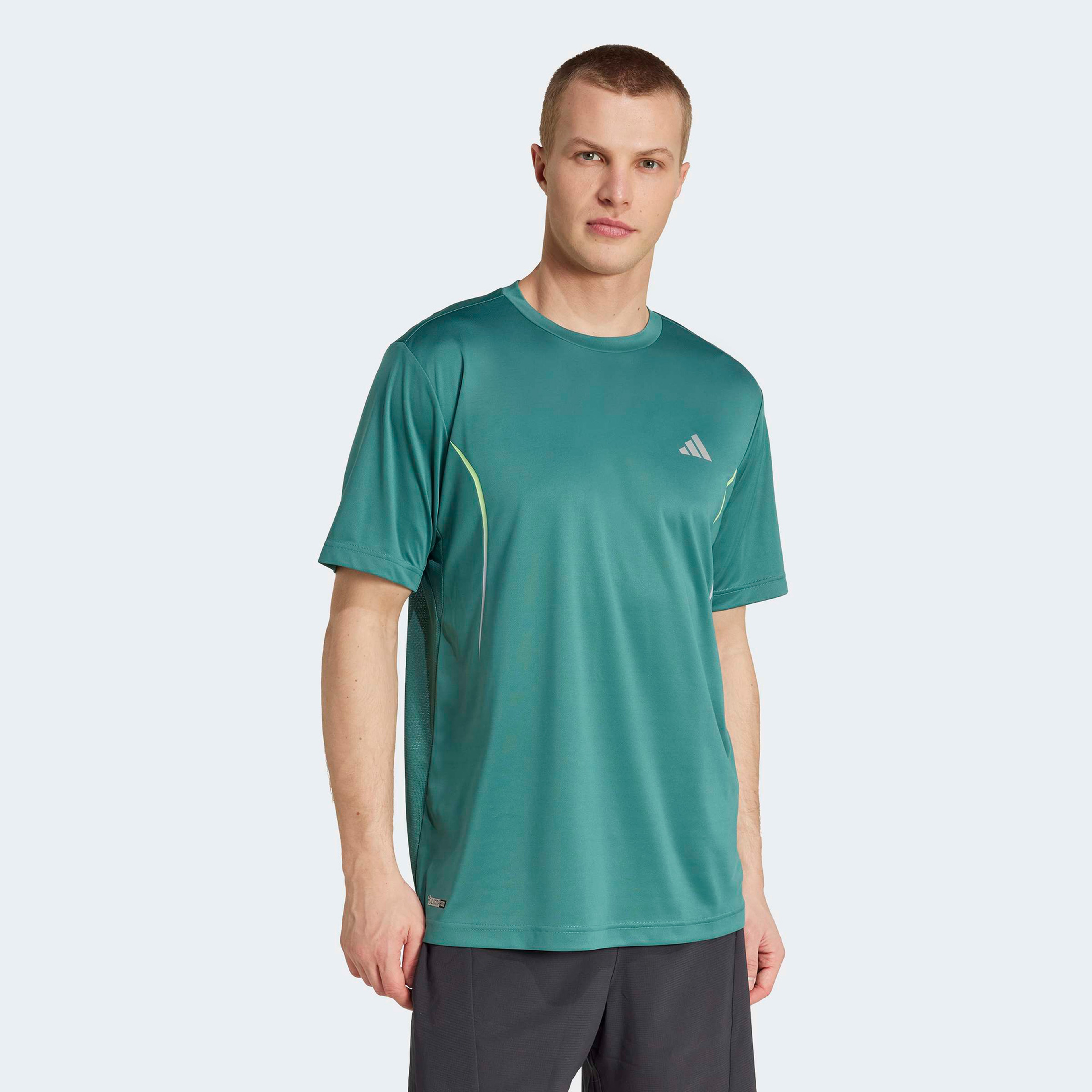 adidas Tech Apparel Graphic Erkek Yeşil T-Shirt
