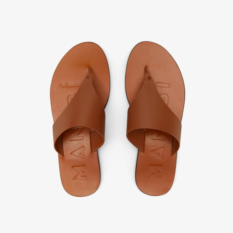 Manebi Kadın Açık Kahverengi Terlik