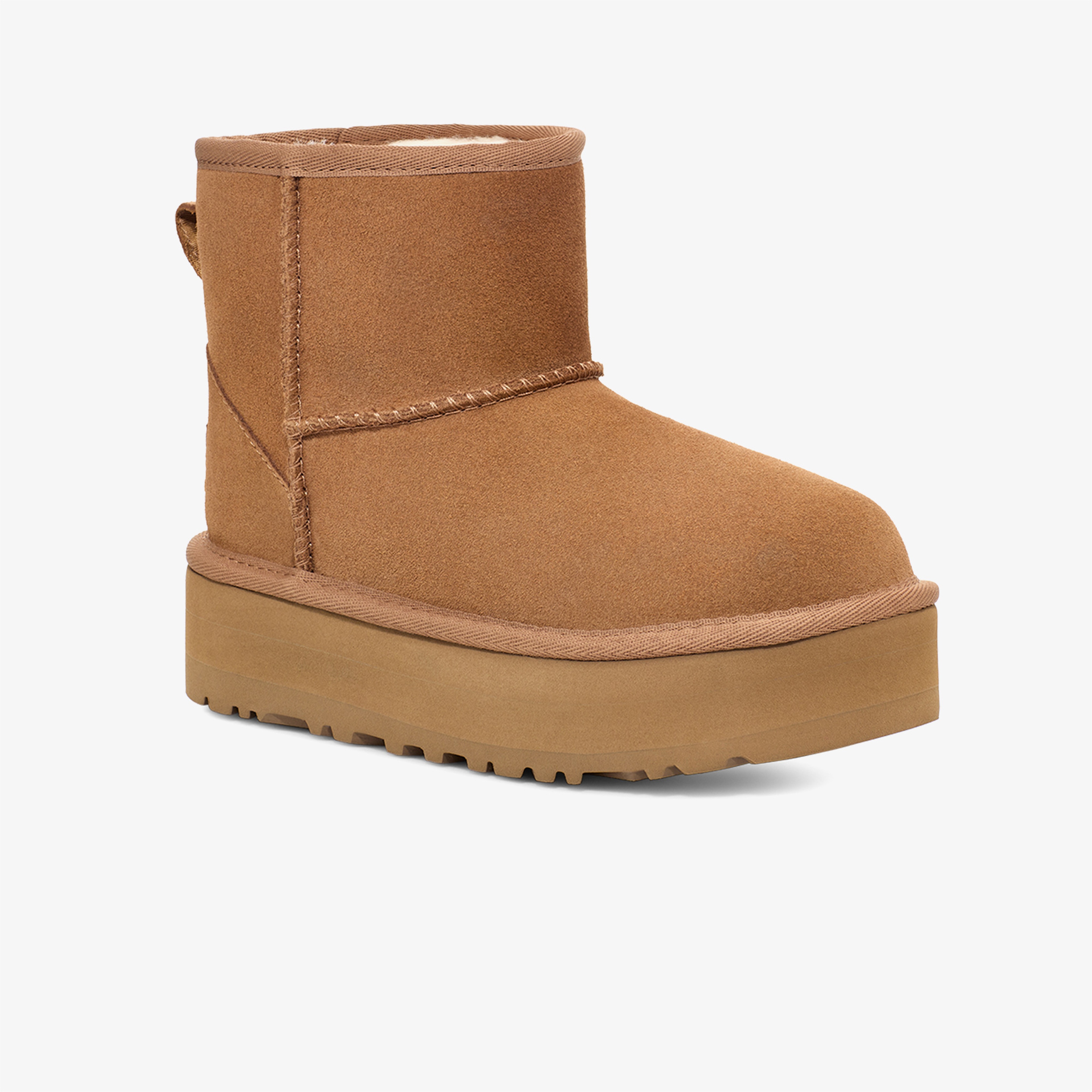 UGG Classic Mini Platform Genç Çocuk Kahverengi Bot