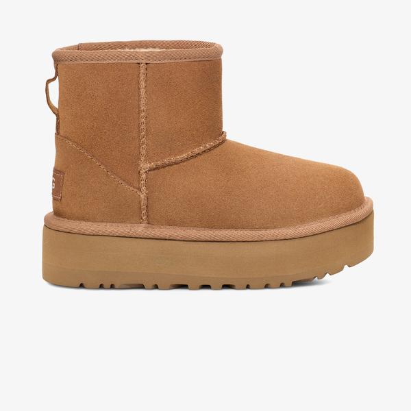 UGG Classic Mini Platform Genç Çocuk Kahverengi Bot