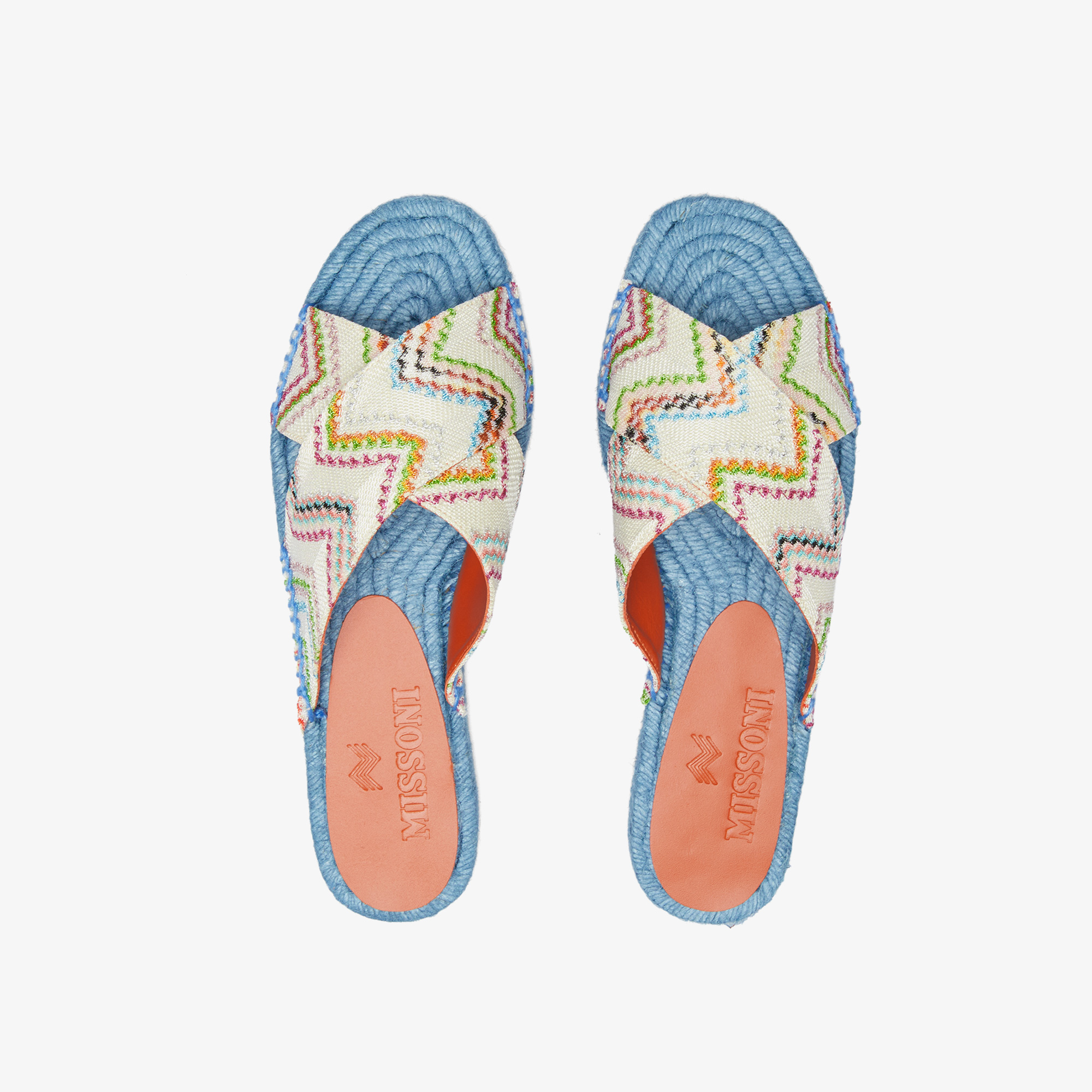 Missoni Kadın Mavi Terlik