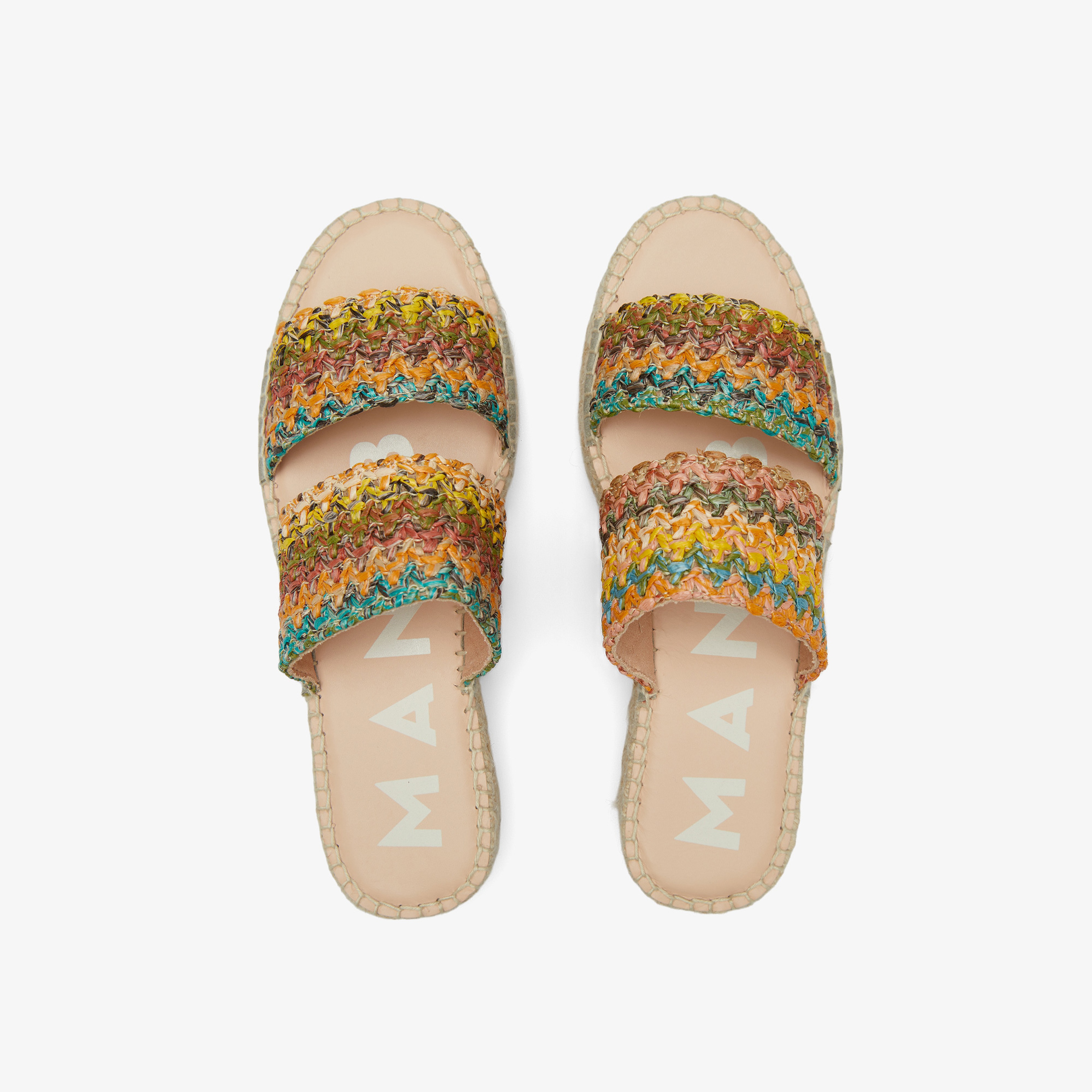 Manebi Kadın Renkli Terlik