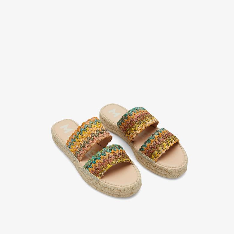 Manebi Kadın Renkli Terlik