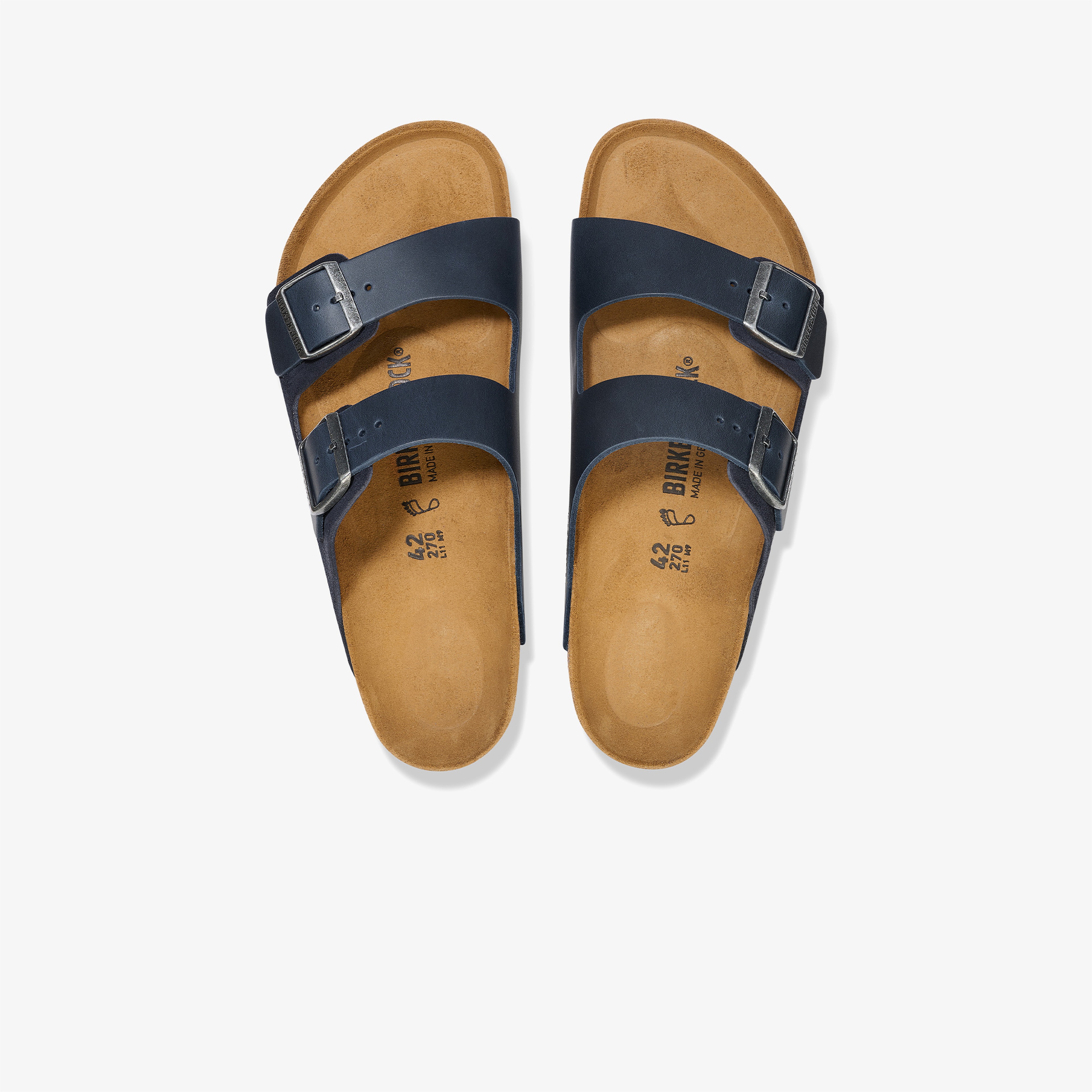 Birkenstock Arizona Vl Leoi Erkek Mavi Terlik