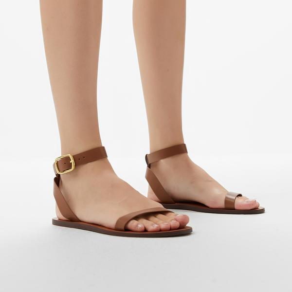 Manebi Kadın Açık Kahverengi Sandalet