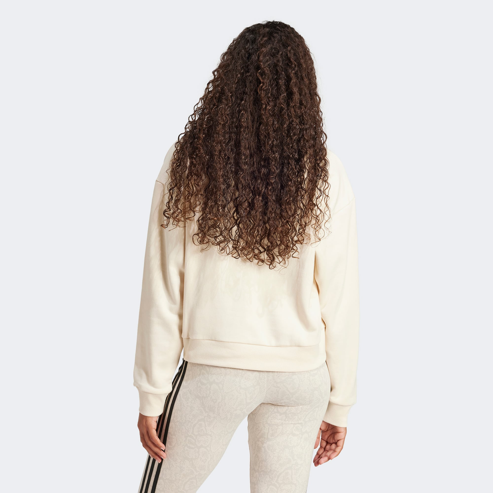 adidas Snake Crew Kadın Beyaz Sweatshirt