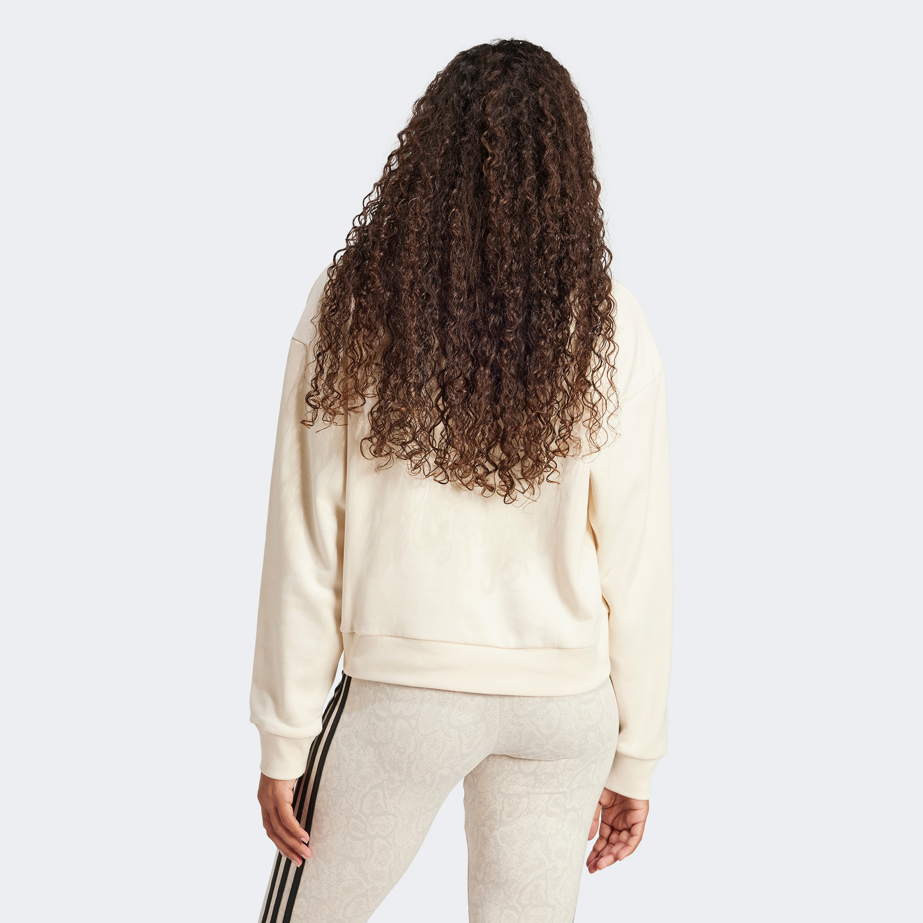 adidas Snake Crew Kadın Beyaz Sweatshirt