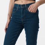 Levi's 724 High Rise Straight Torn Ball Gown Kadın Koyu Mavi Jean