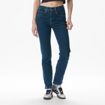Levi's 724 High Rise Straight Torn Ball Gown Kadın Koyu Mavi Jean