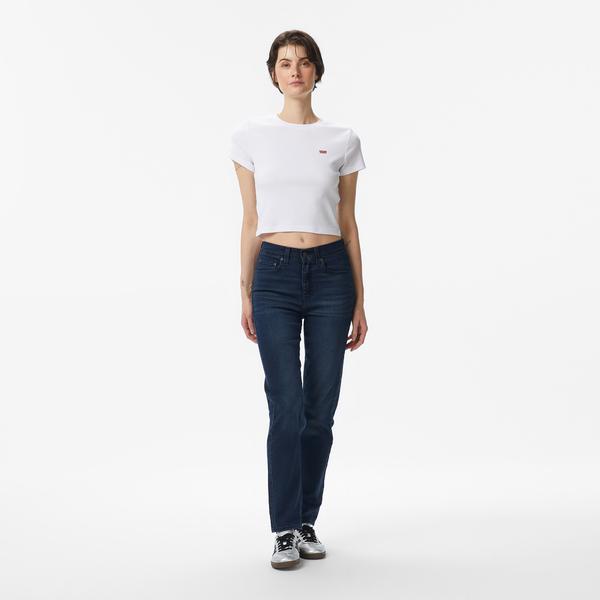 Levi's 724 High Rise Straight Burnt Bridge Kadın Koyu Mavi Jean