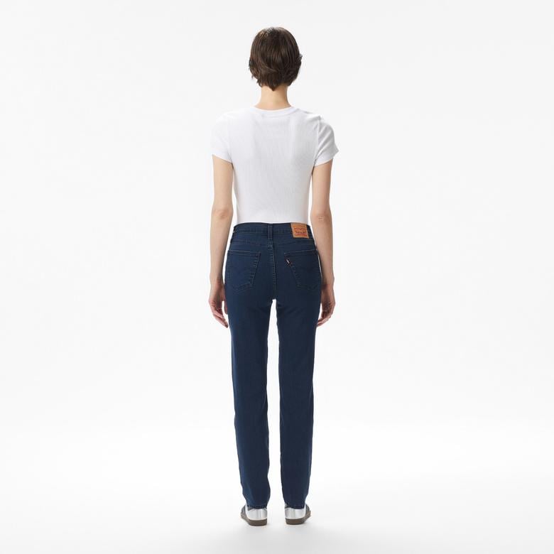 Levi's 724 High Rise Straight Burnt Bridge Kadın Koyu Mavi Jean