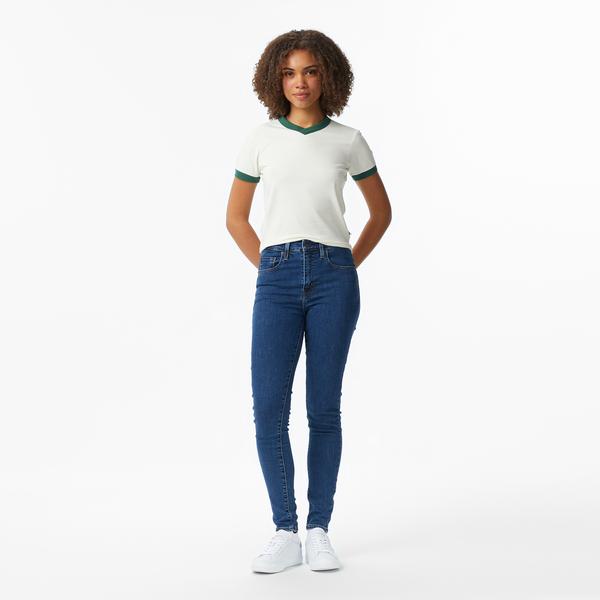 Levi's 721 High Rise Skinny Triangle Exploration Kadın Mavi Jean