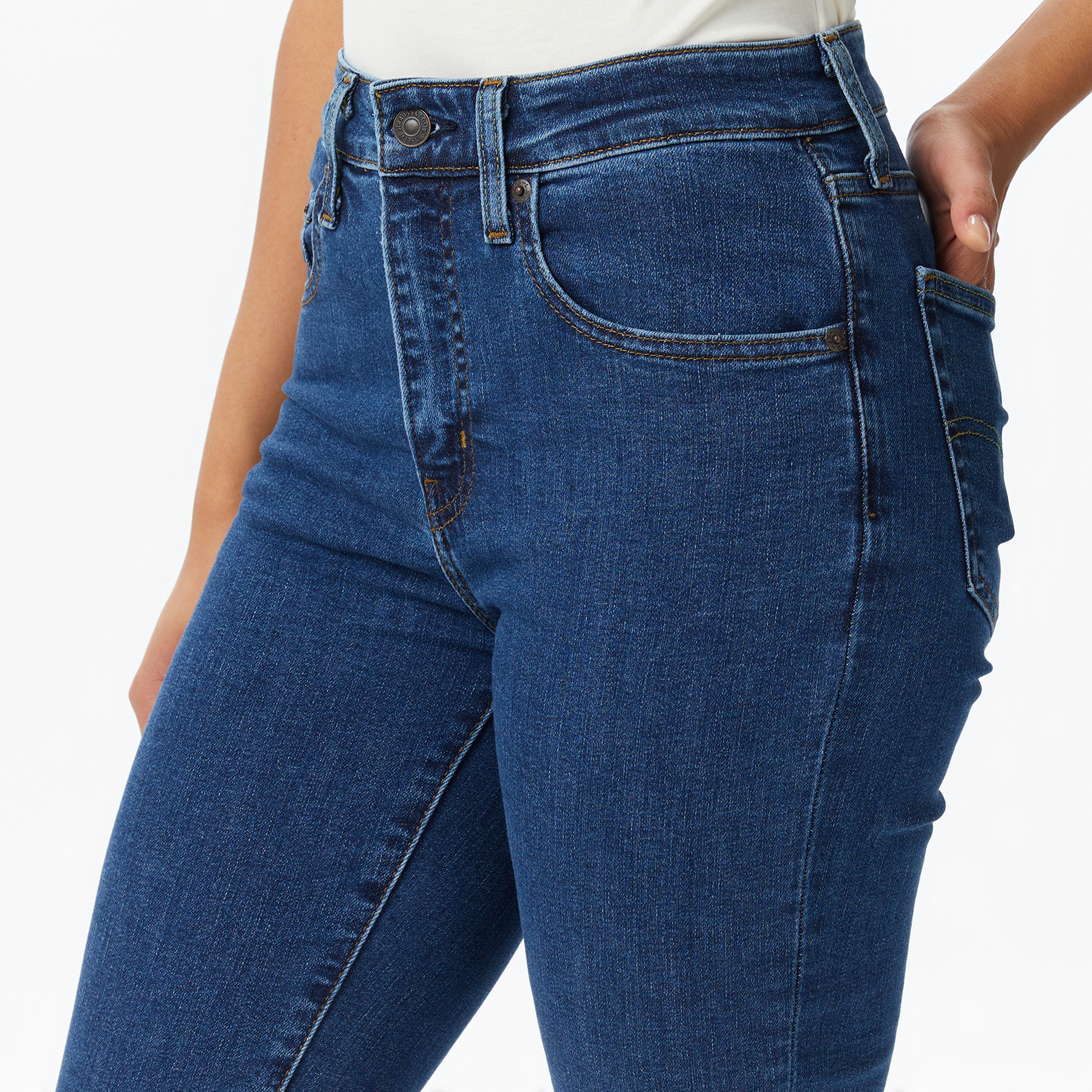 Levi's 721 High Rise Skinny Triangle Exploration Kadın Mavi Jean