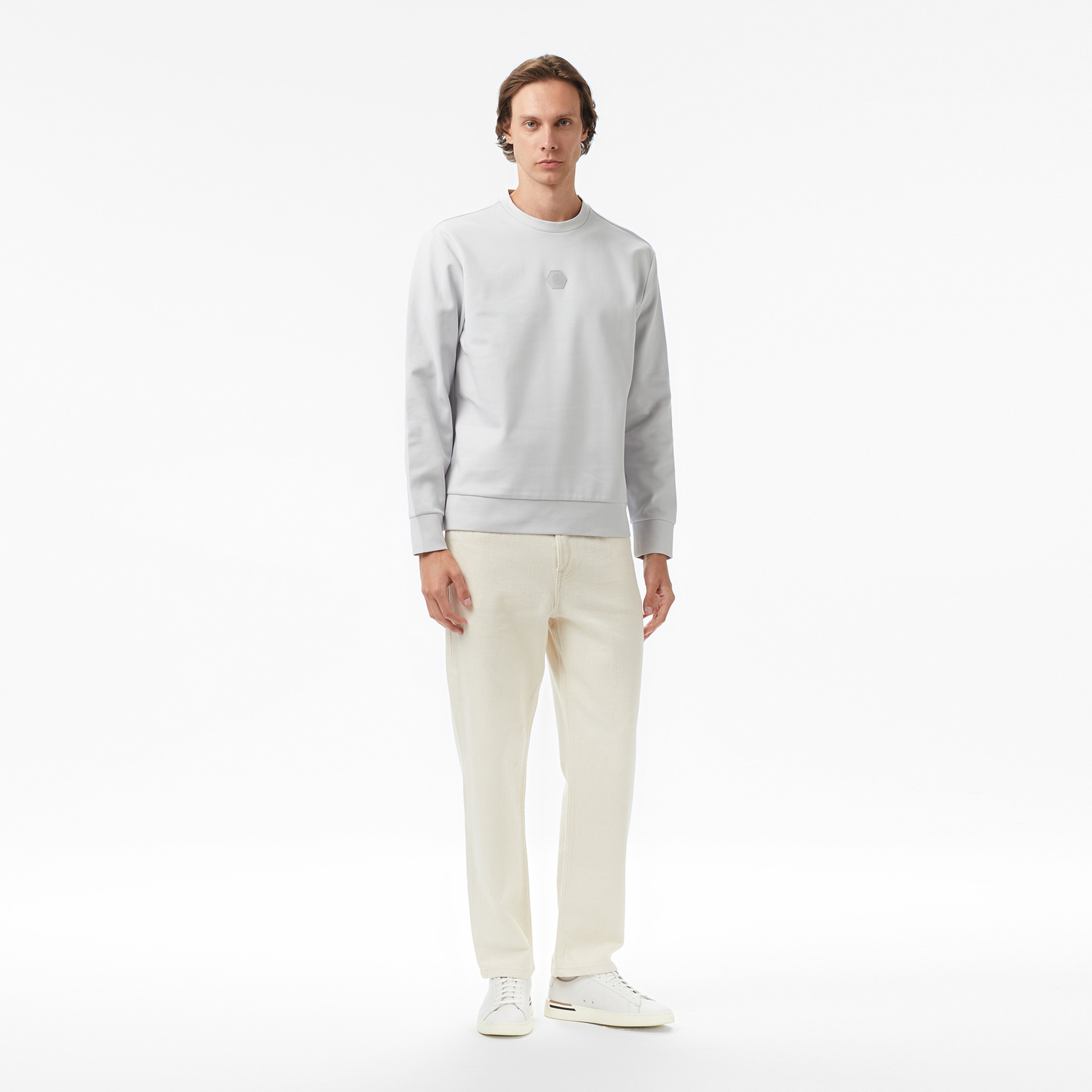 Boss Future Erkek Açık Gri Sweatshirt