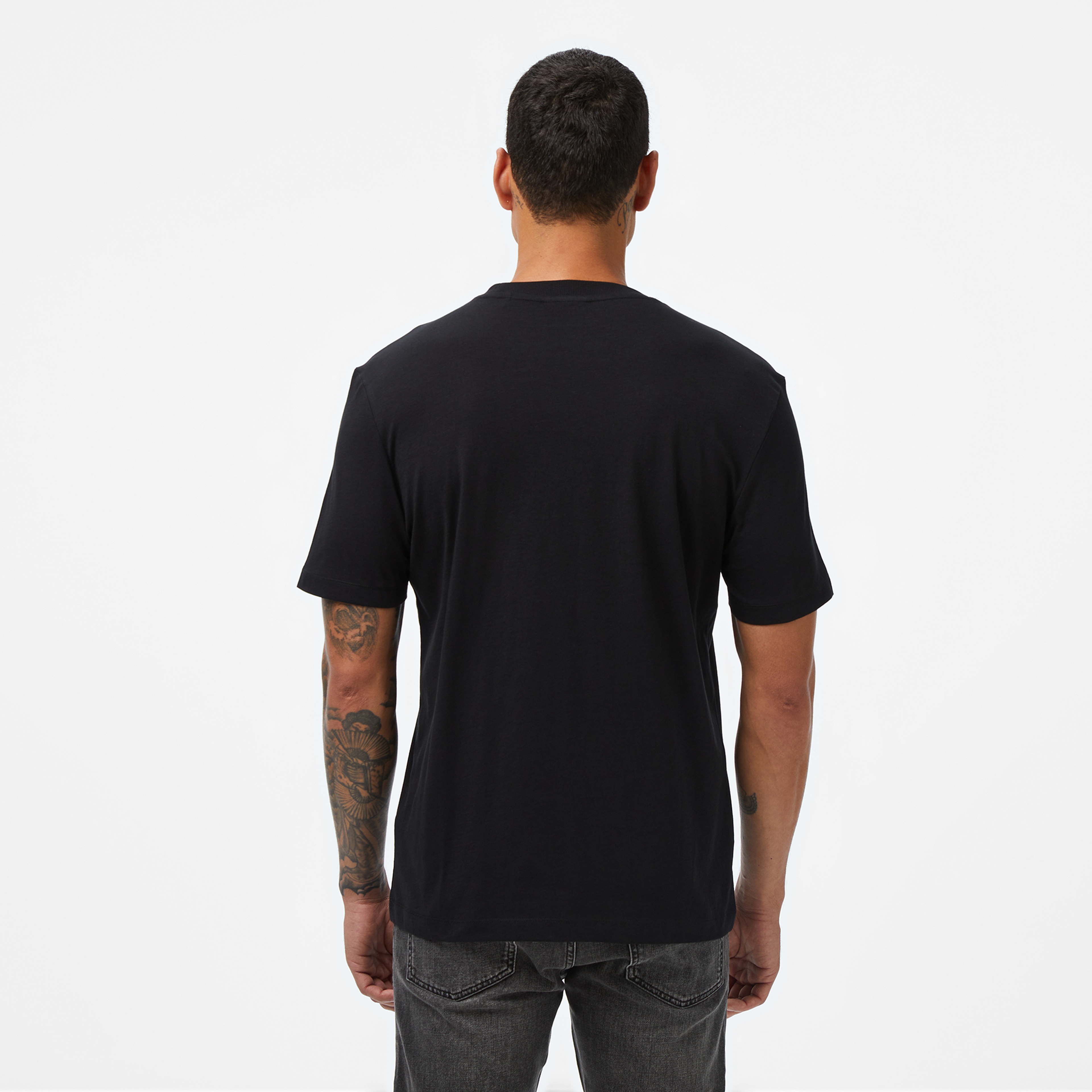 Hugo Dusplit Erkek Siyah T-Shirt