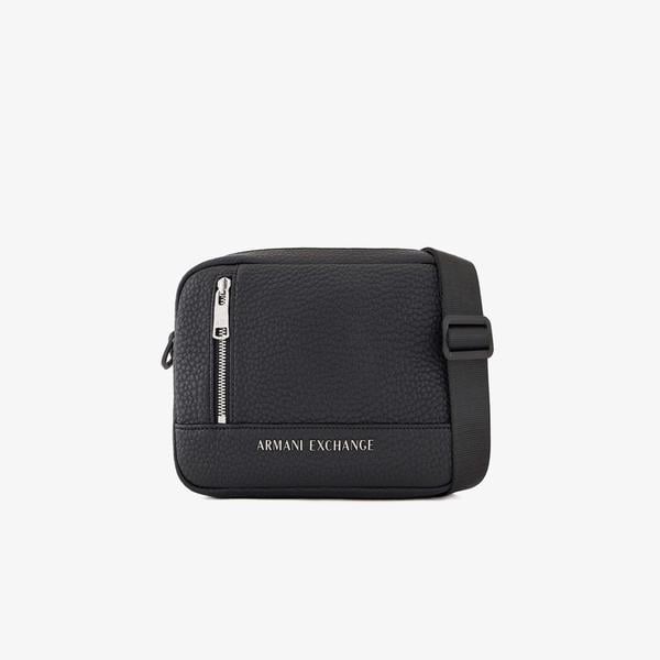 Armani Exchange Erkek Siyah Omuz Çantası