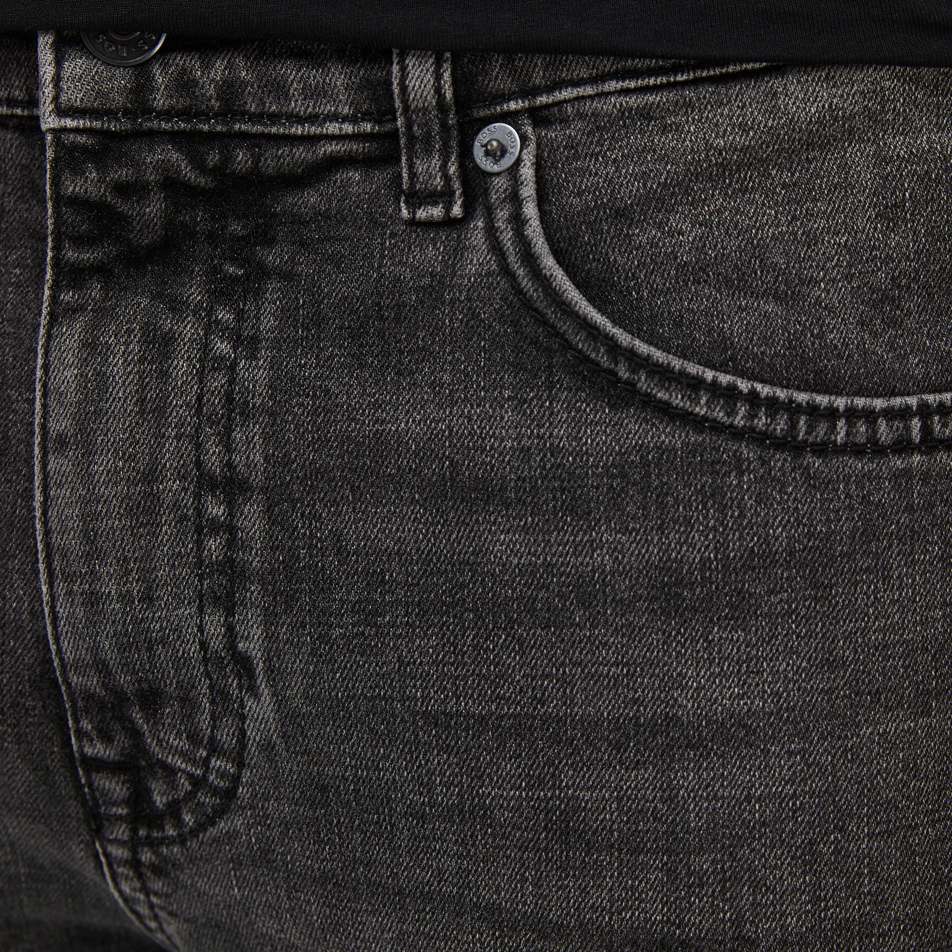 Boss Delaware Erkek Siyah Jean