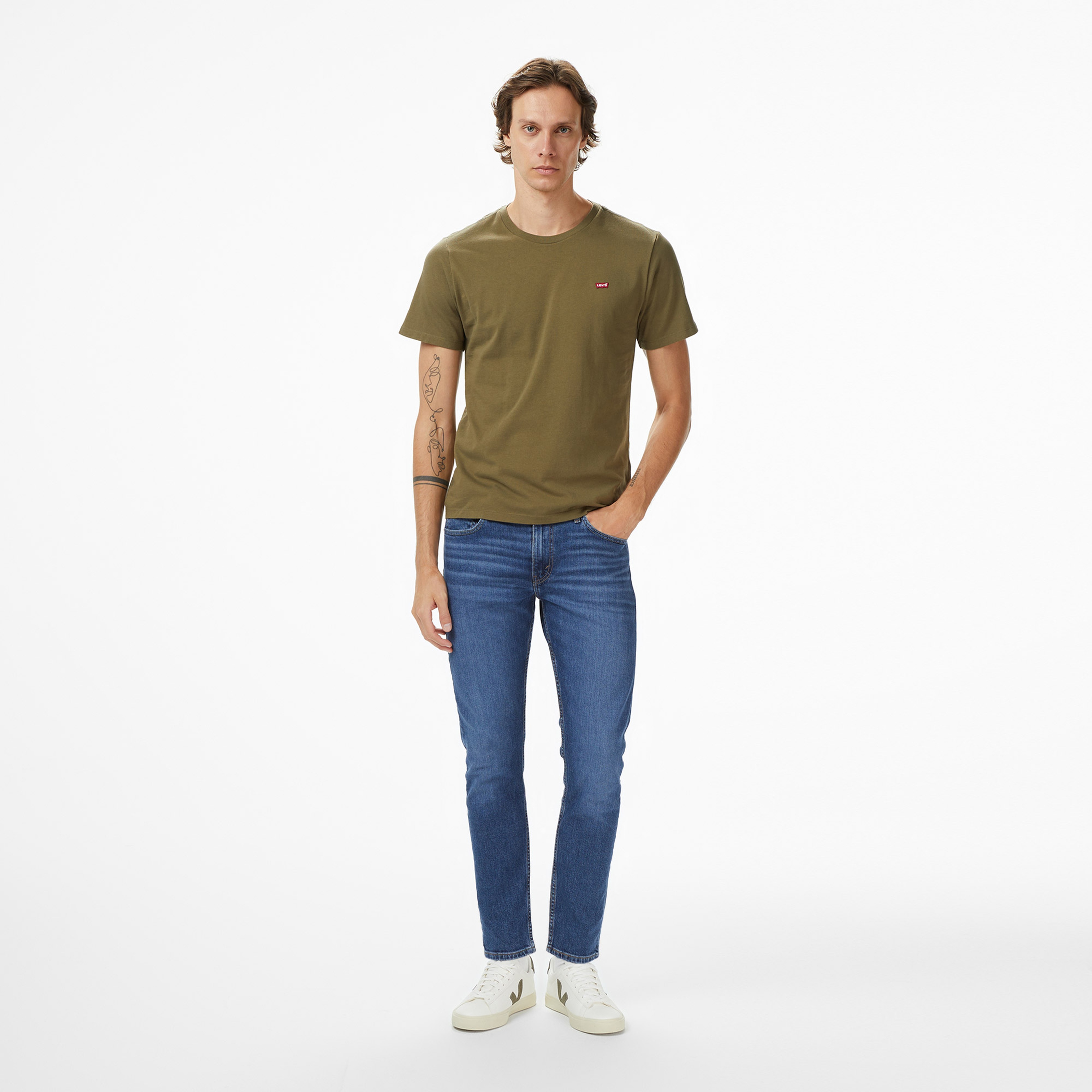 Levi's Original Erkek Yeşil T-Shirt