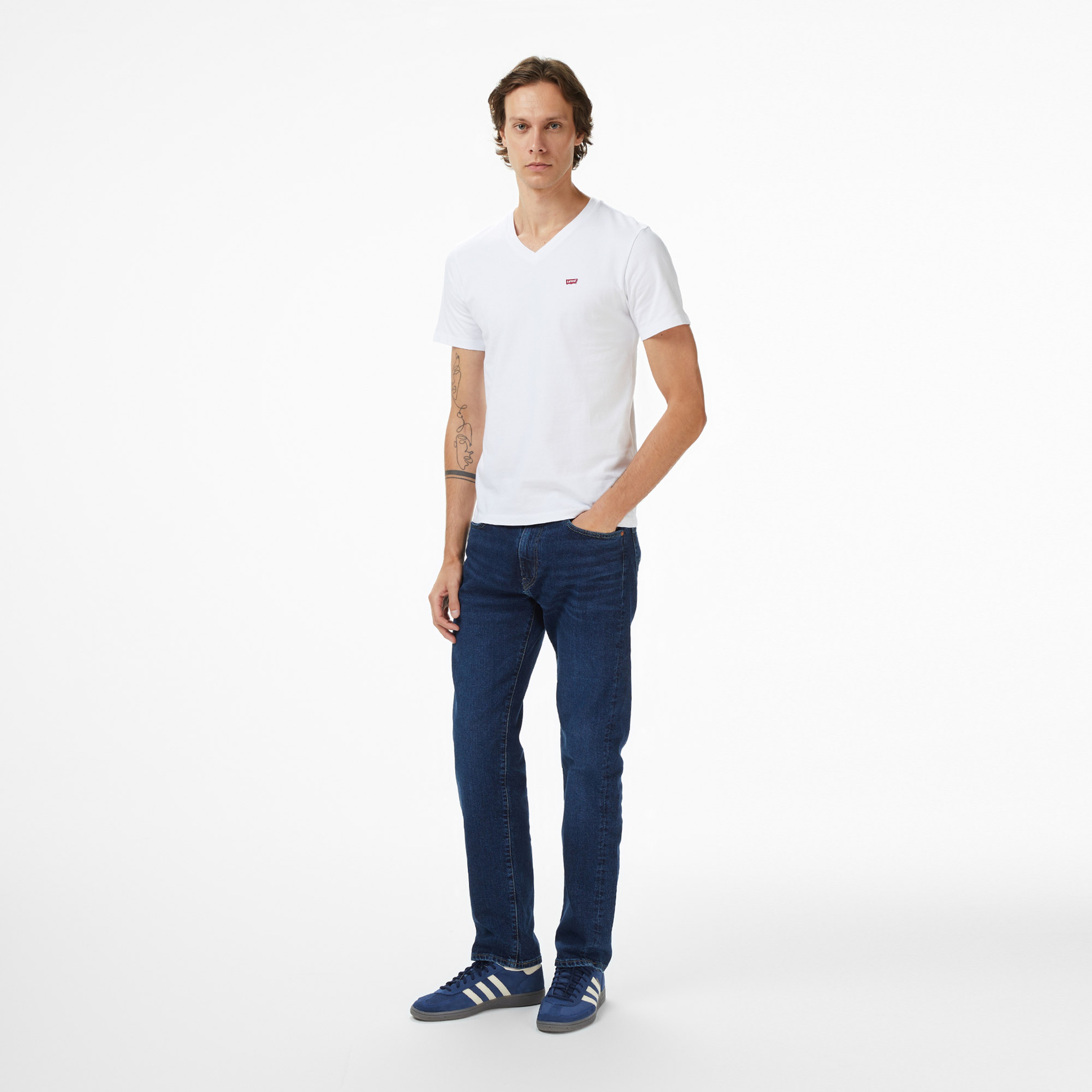 Levi's Original Erkek Beyaz T-Shirt