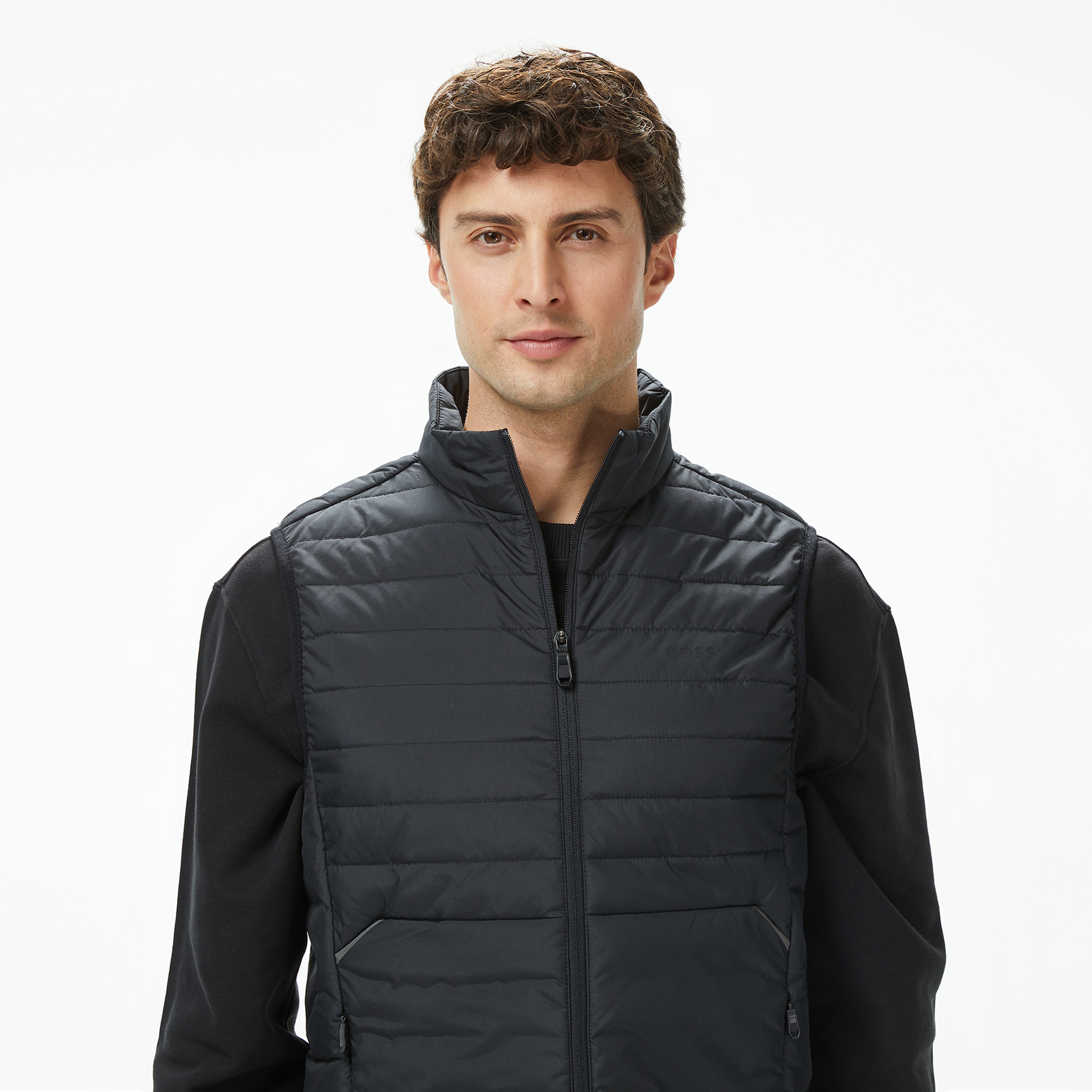 Boss Urbanex Erkek Siyah Yelek