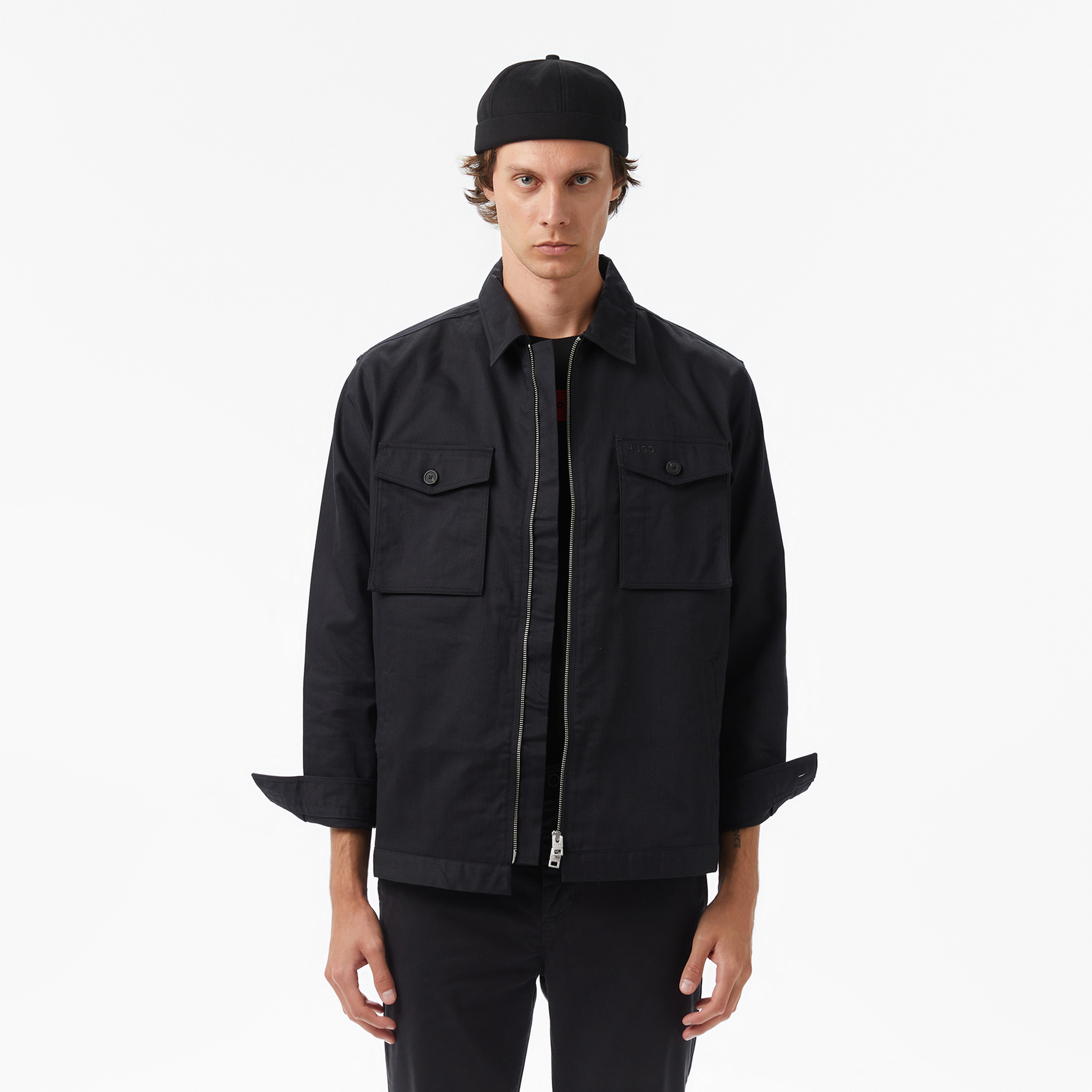 Hugo Efilos Erkek Siyah Gömlek