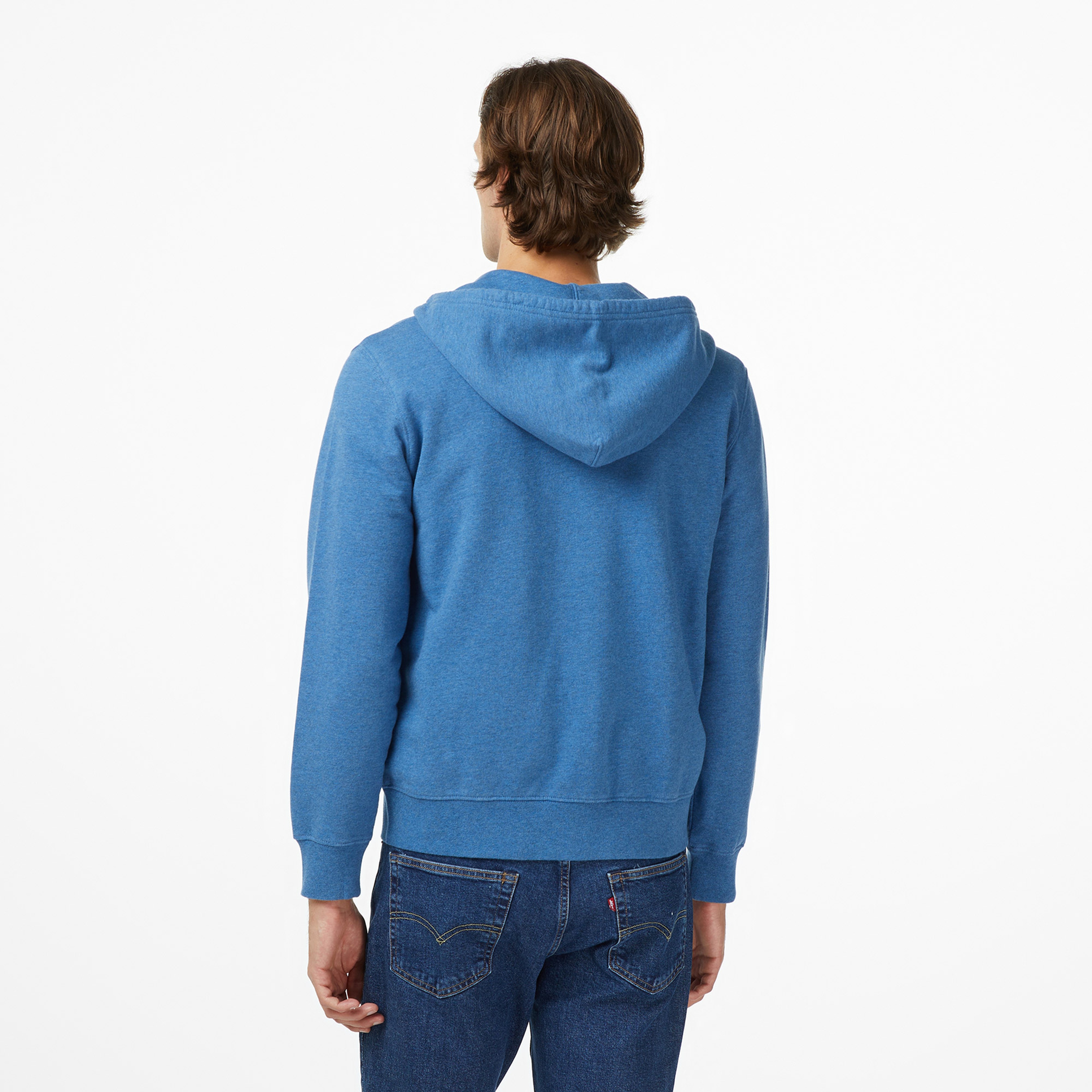 Levi's New Original Zip Up Erkek Mavi Sweatshirt