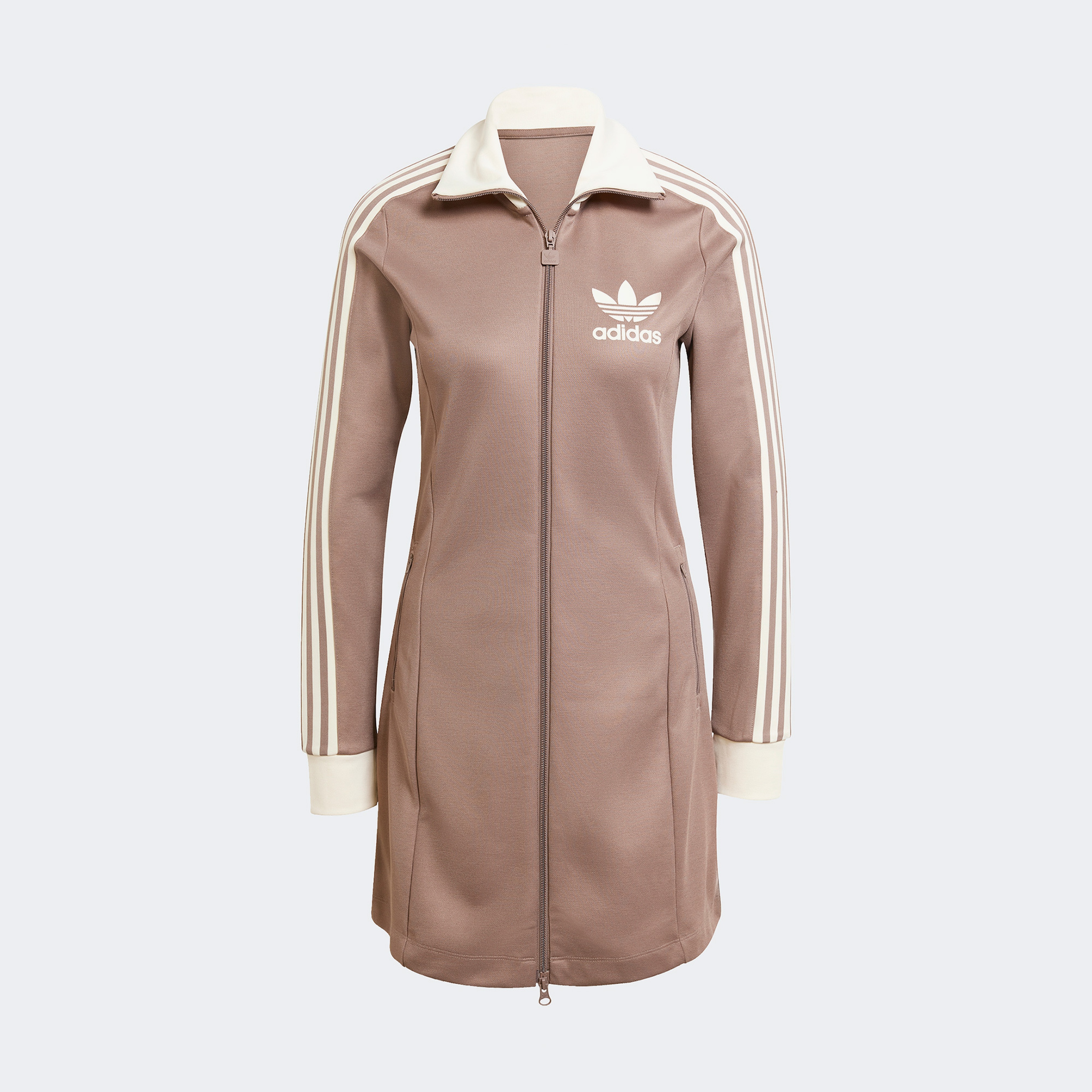 adidas Adicolor 3S Track Kadın Kahverengi Elbise