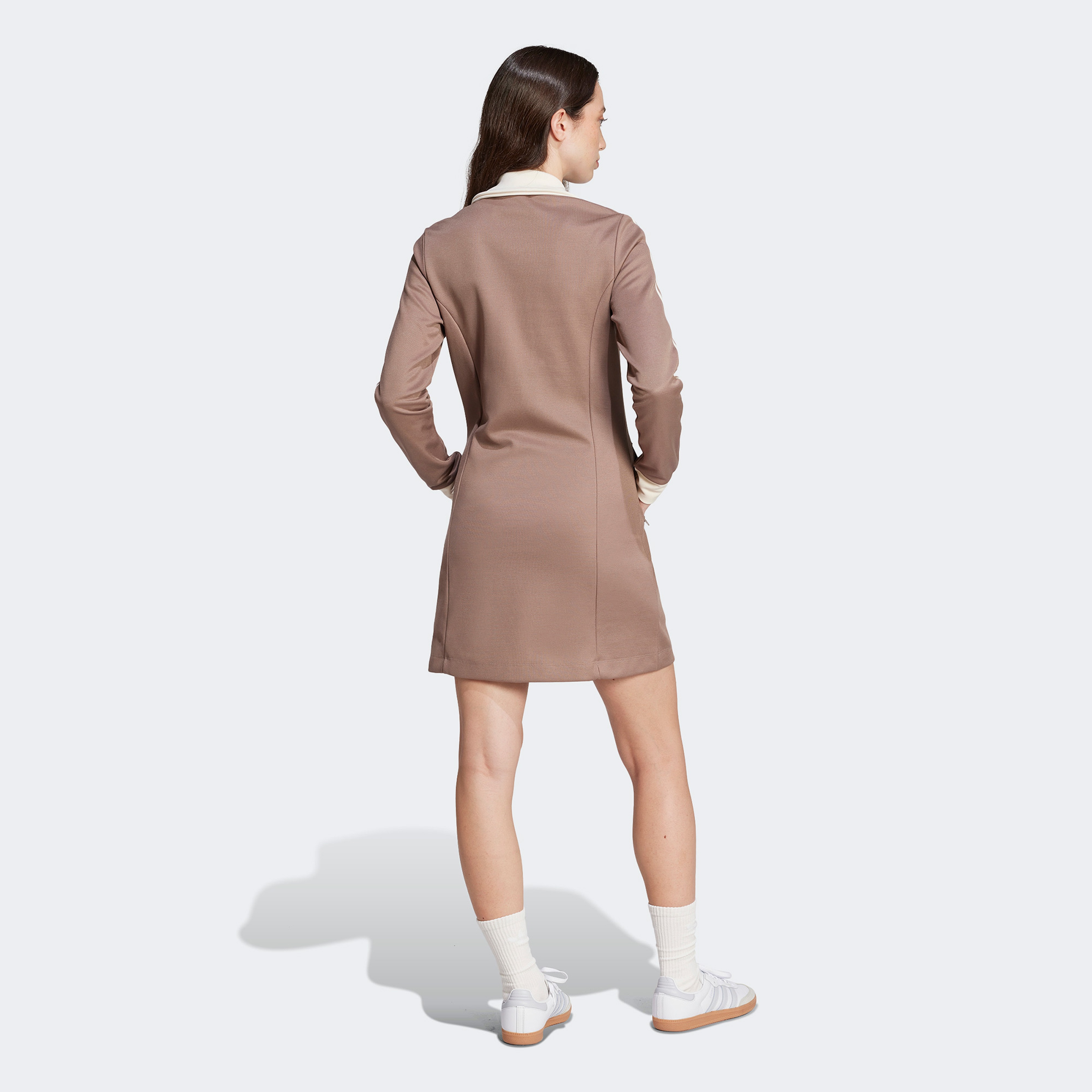 adidas Adicolor 3S Track Kadın Kahverengi Elbise